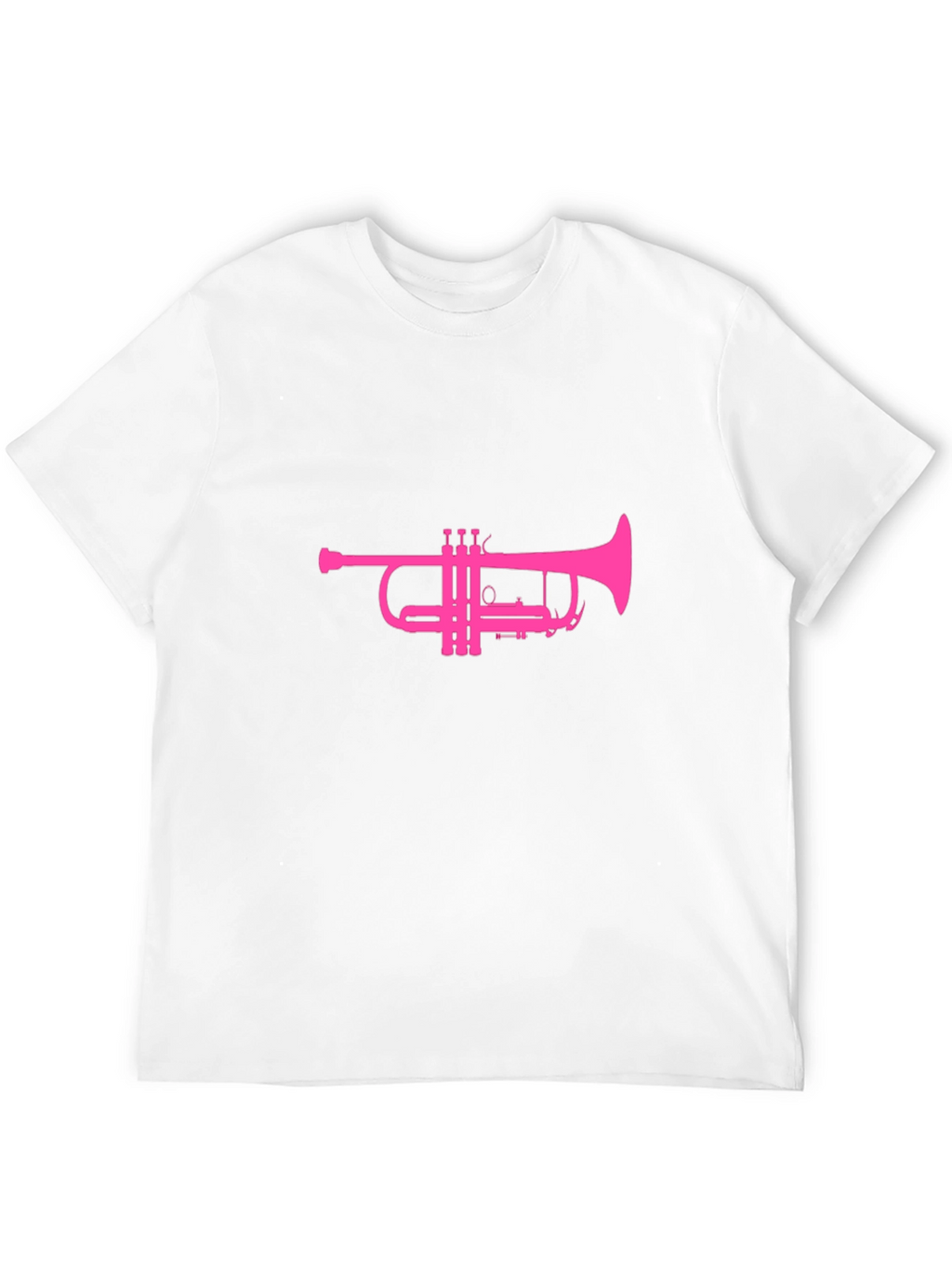 Trumpet Graphic T-Shirt - Black Cotton Tee