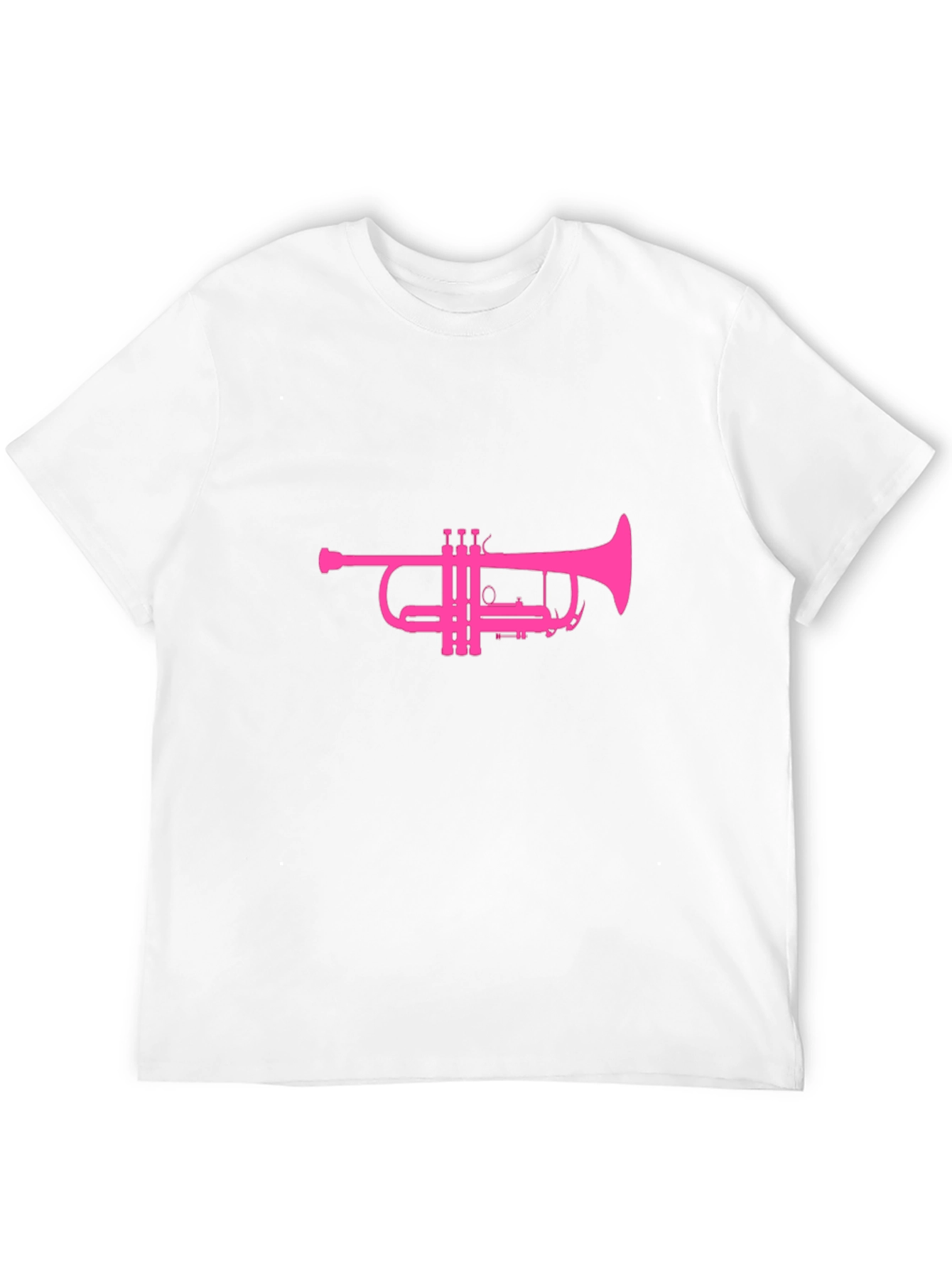 Trumpet Graphic T-Shirt - Black Cotton Tee