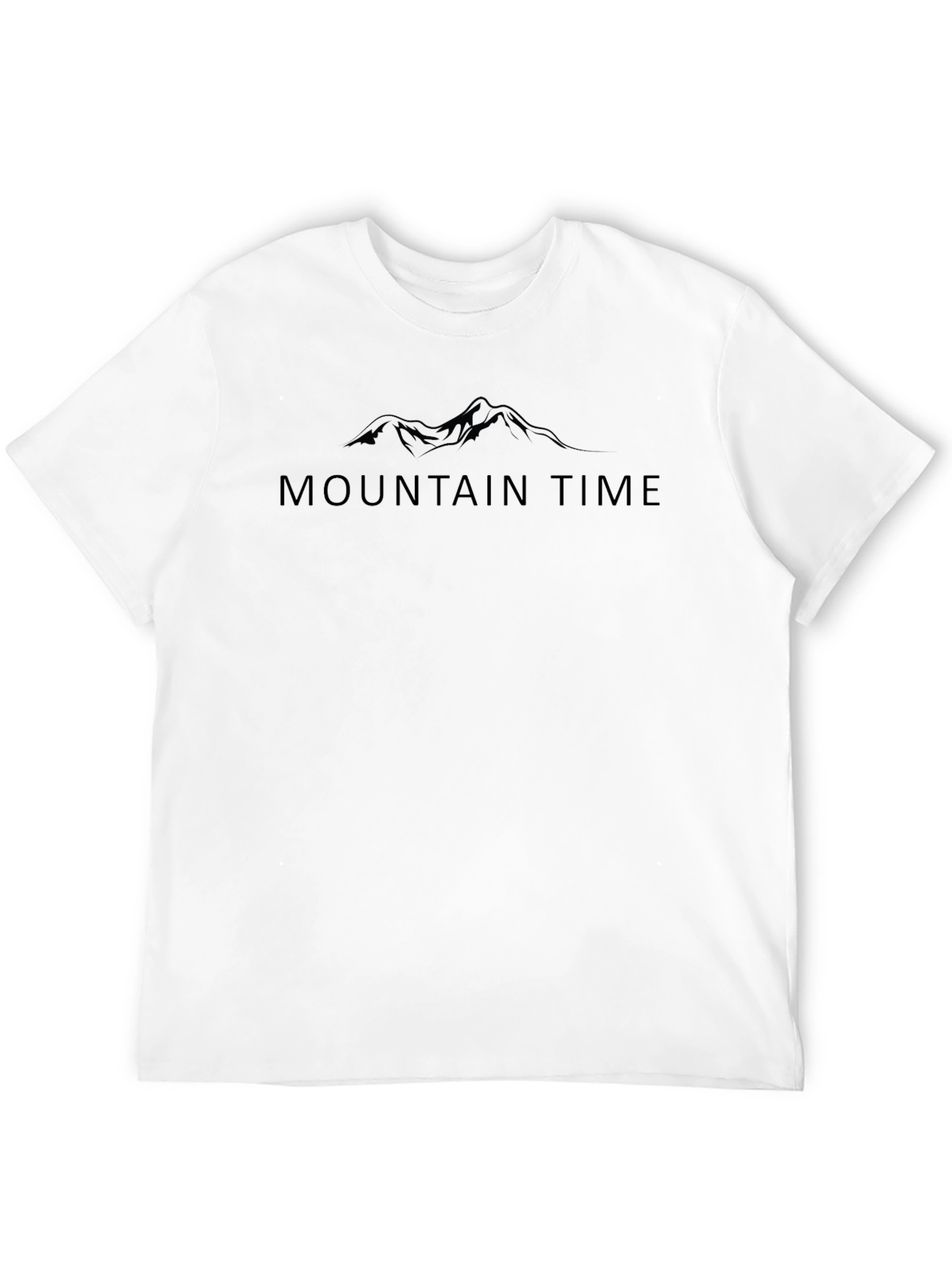 Mountain Time Black T-Shirt - Adventure Awaits!