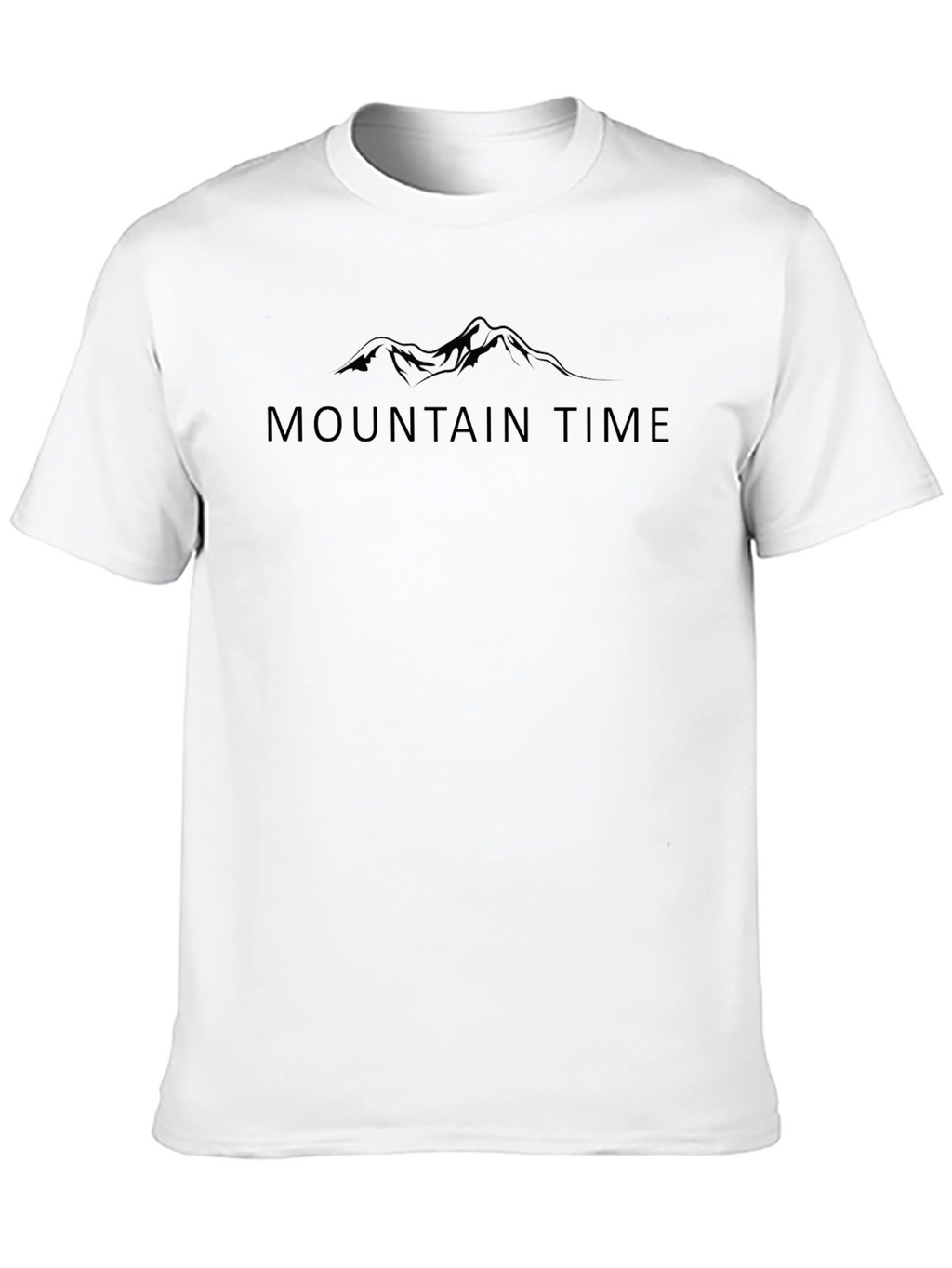 Mountain Time Black T-Shirt - Adventure Awaits!