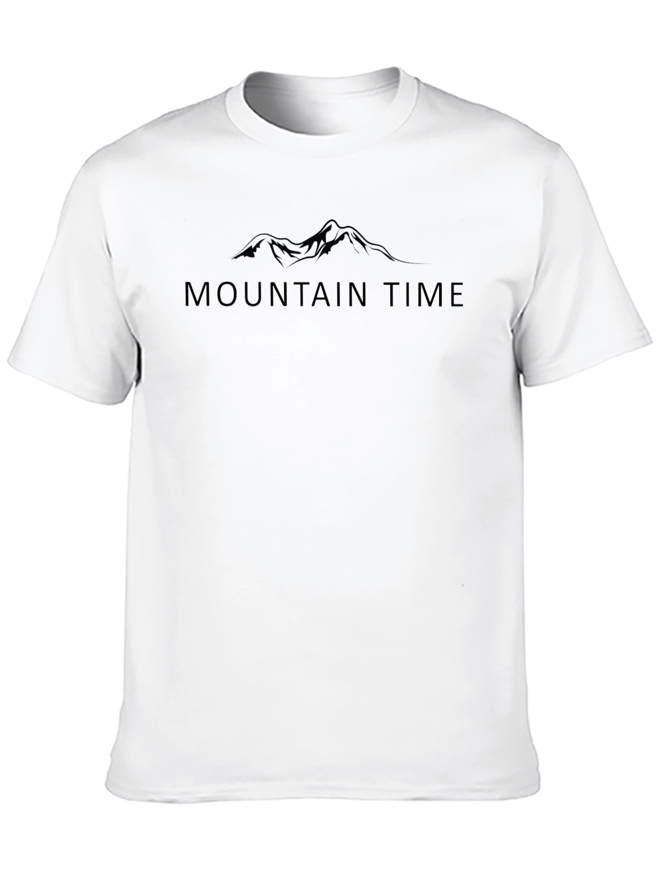 Mountain Time Black T-Shirt - Adventure Awaits!