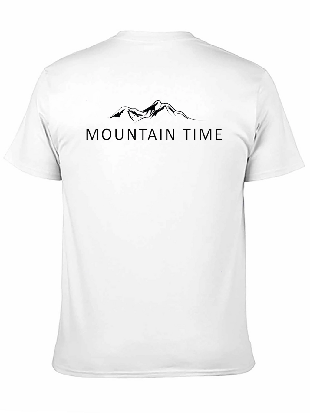 Mountain Time Black T-Shirt - Adventure Awaits!