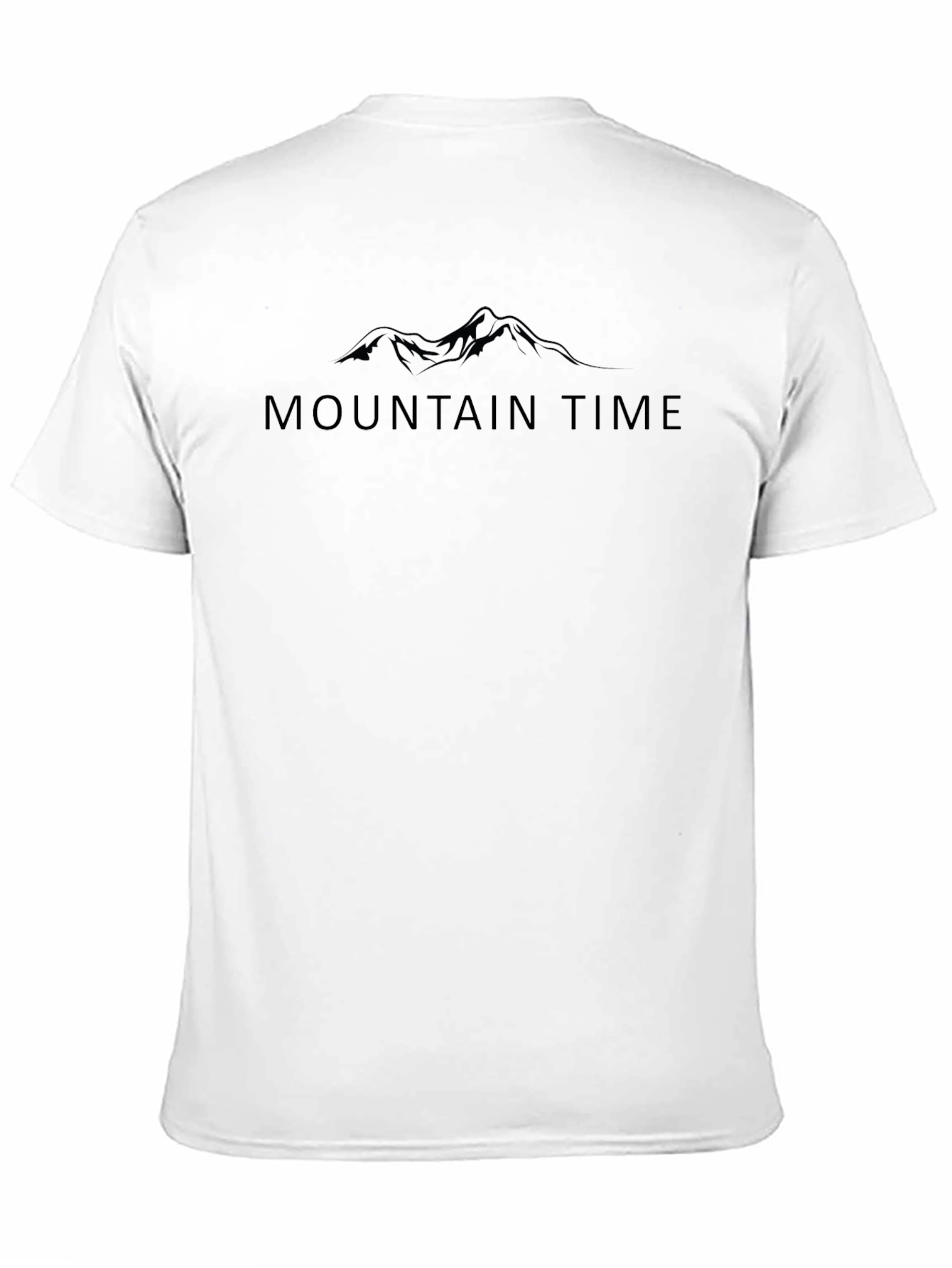 Mountain Time Black T-Shirt - Adventure Awaits!