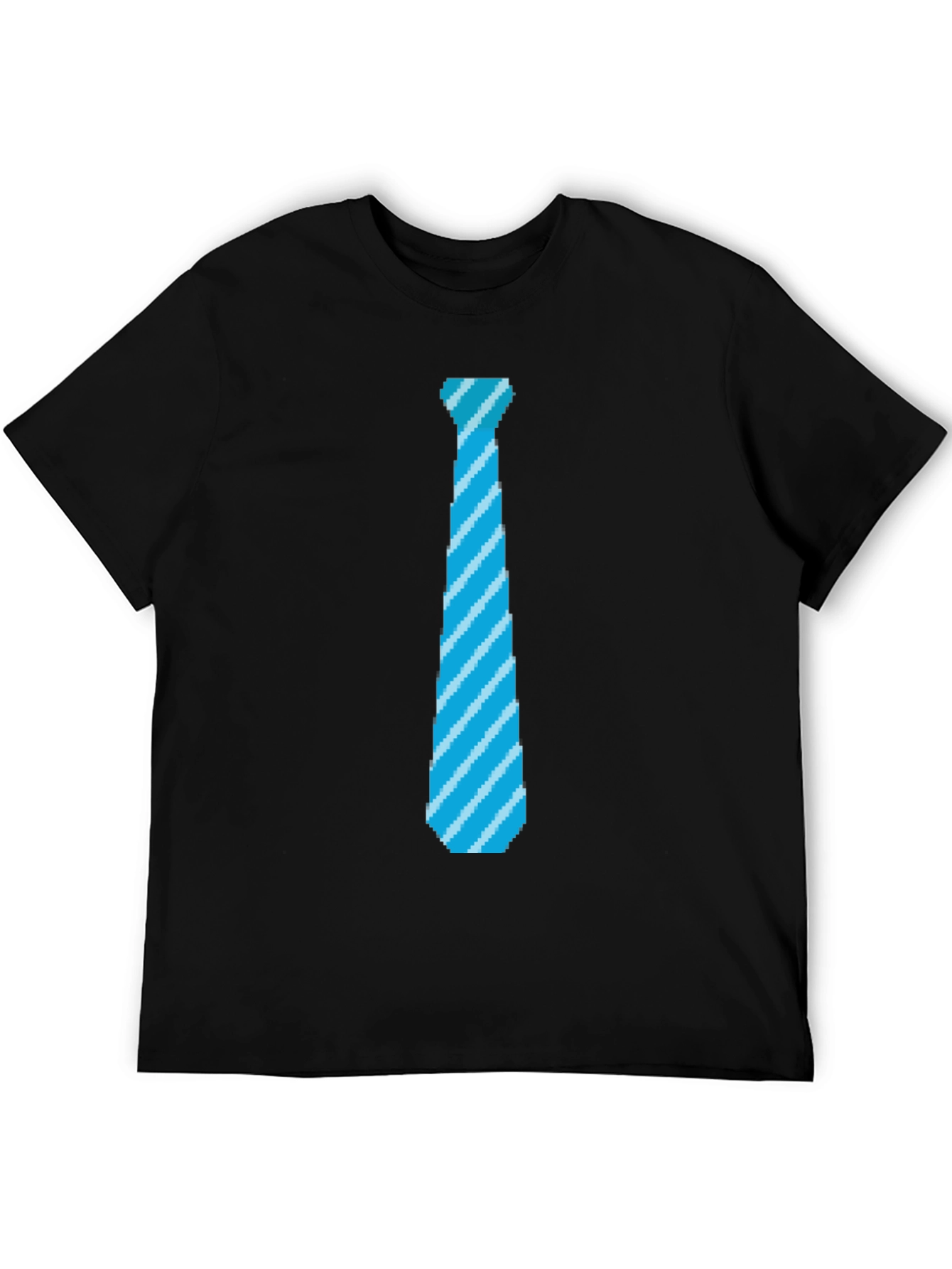 Pixel Tie Graphic T-Shirt - Fun Retro Design