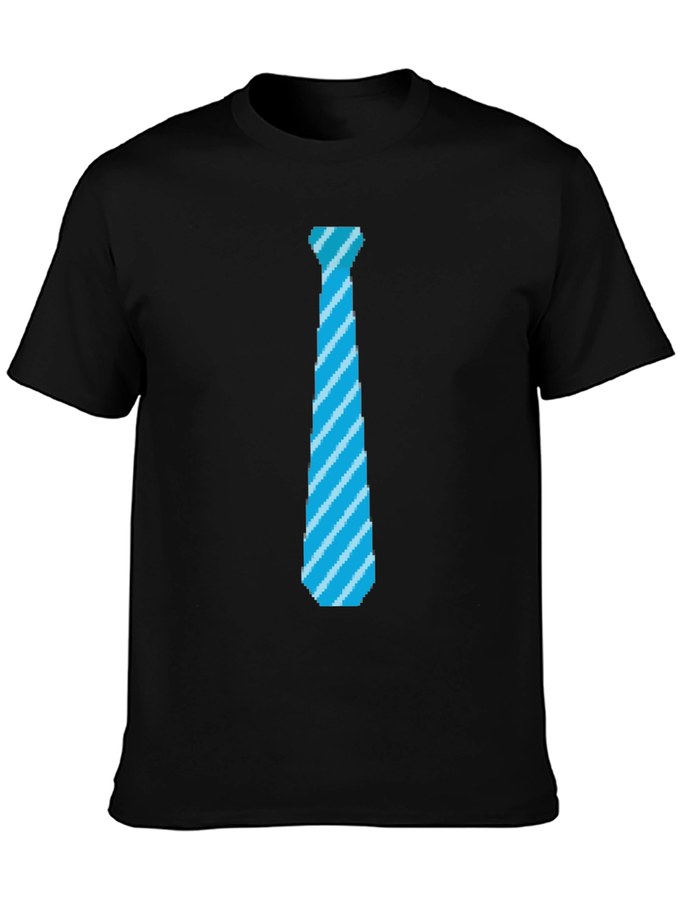 Pixel Tie Graphic T-Shirt - Fun Retro Design