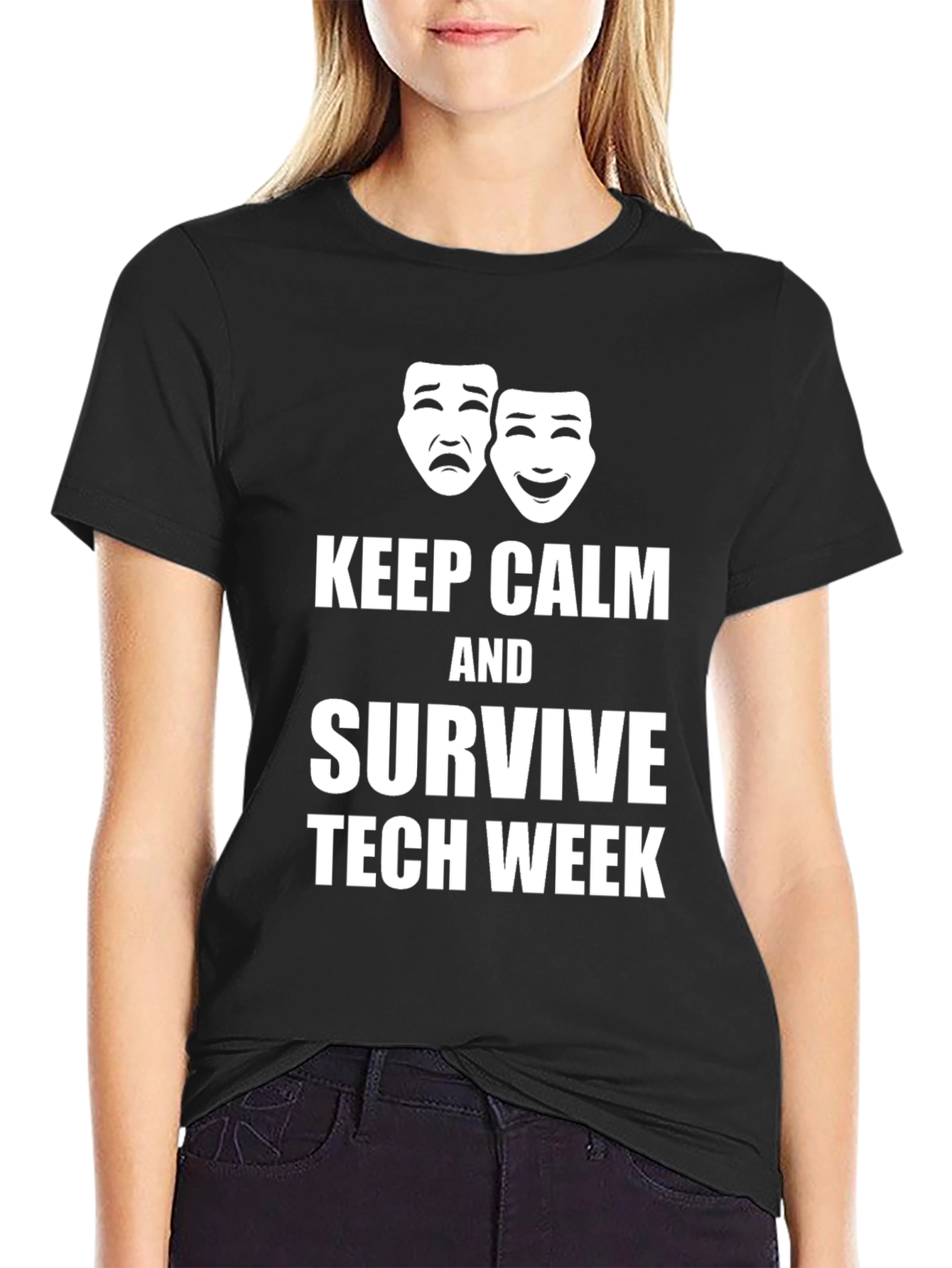 Keep Calm & Survive Tech Week Graphic T-Shirt