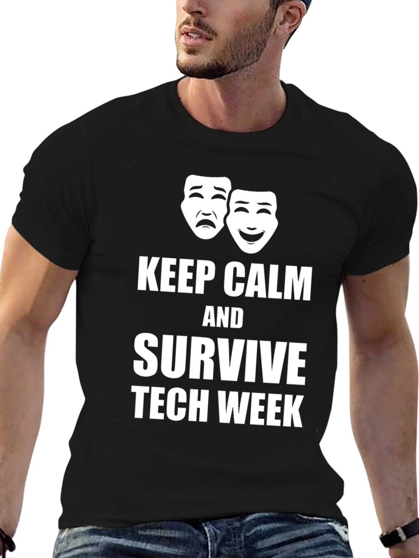 Keep Calm & Survive Tech Week Graphic T-Shirt