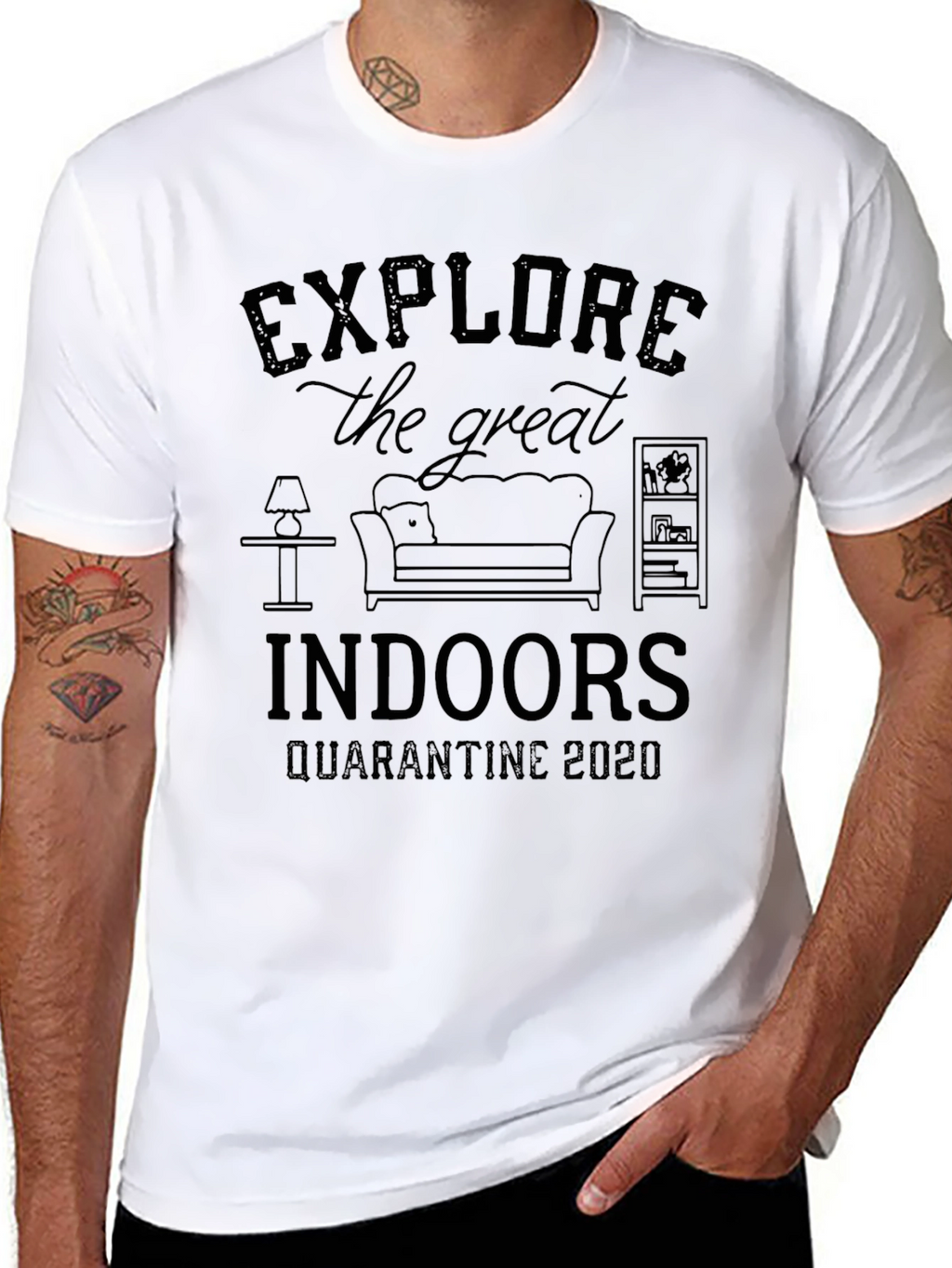 Explore the Great Indoors Quarantine 2020 T-Shirt