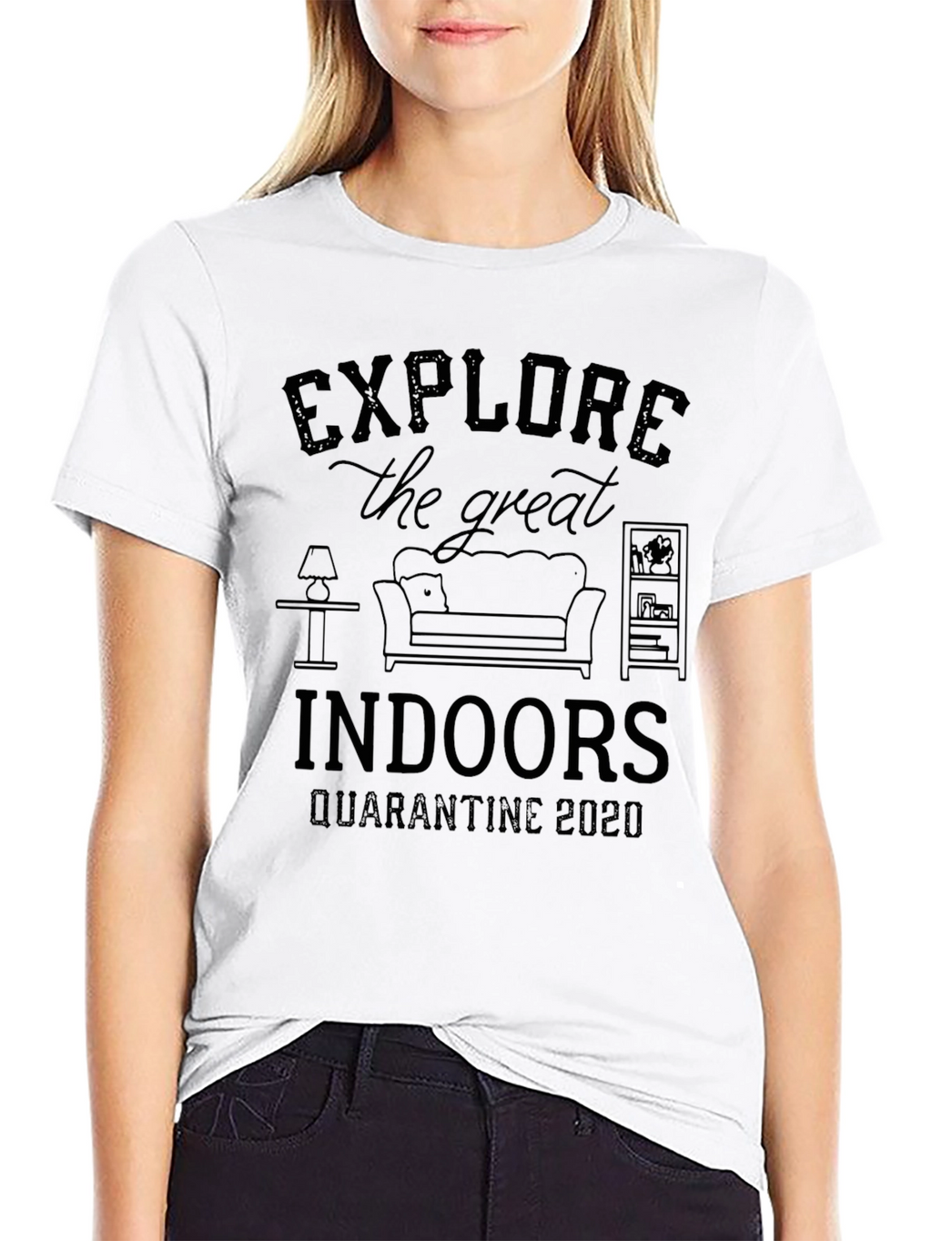 Explore the Great Indoors Quarantine 2020 T-Shirt