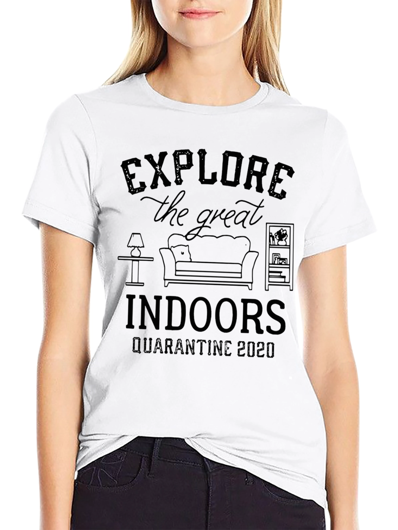 Explore the Great Indoors Quarantine 2020 T-Shirt