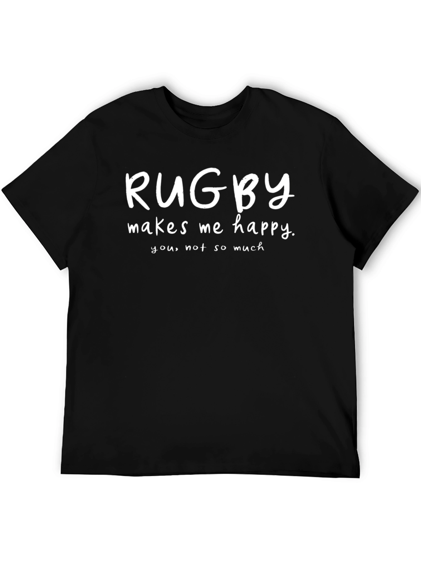 Rugby Makes Me Happy T-Shirt