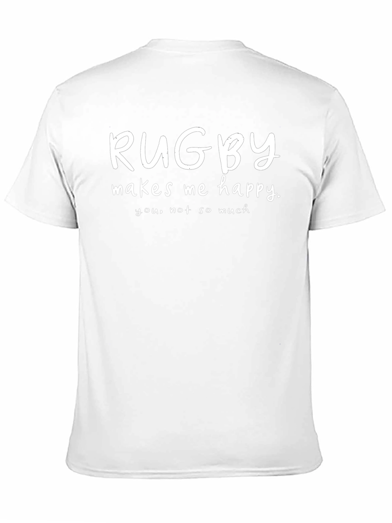 Rugby Makes Me Happy T-Shirt