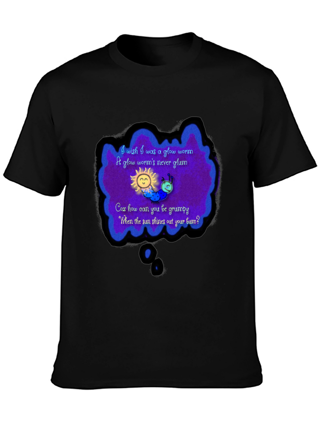 Glow Worm Tee - Shine Your Bum!