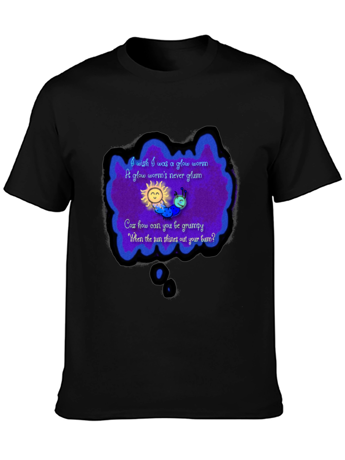 Glow Worm Tee - Shine Your Bum!