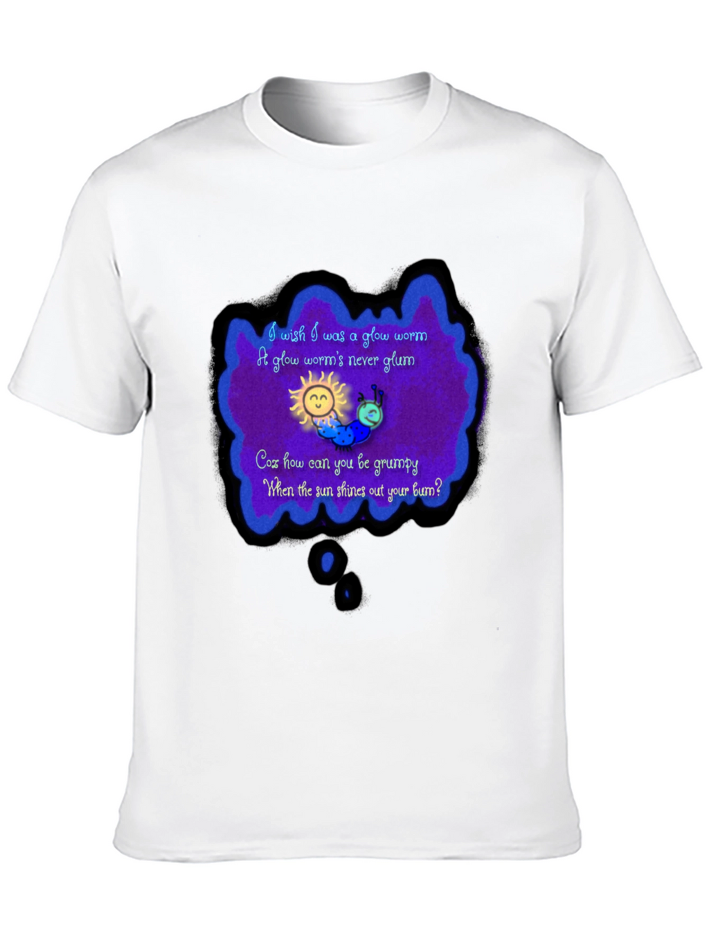 Glow Worm Tee - Shine Your Bum!
