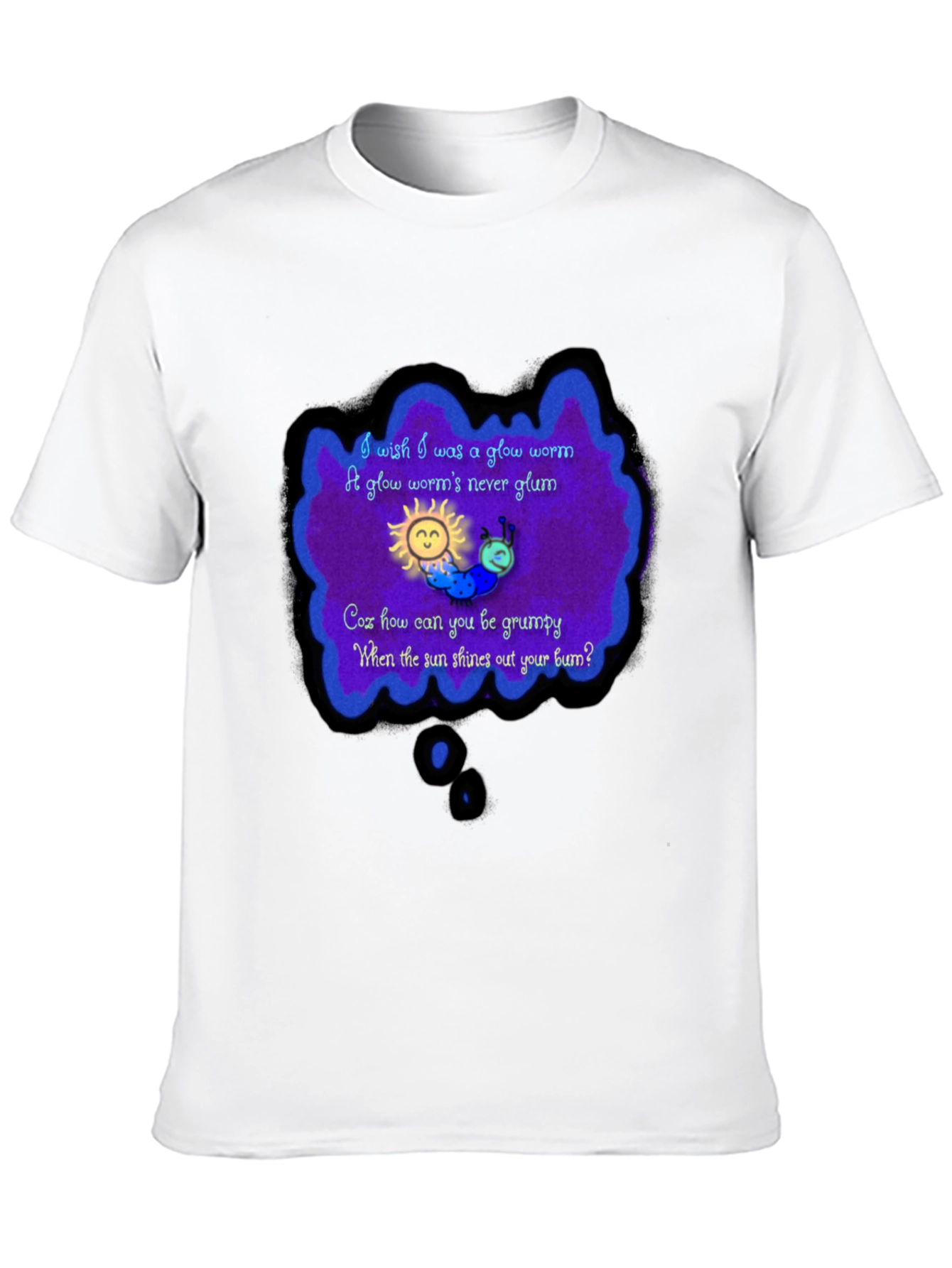 Glow Worm Tee - Shine Your Bum!