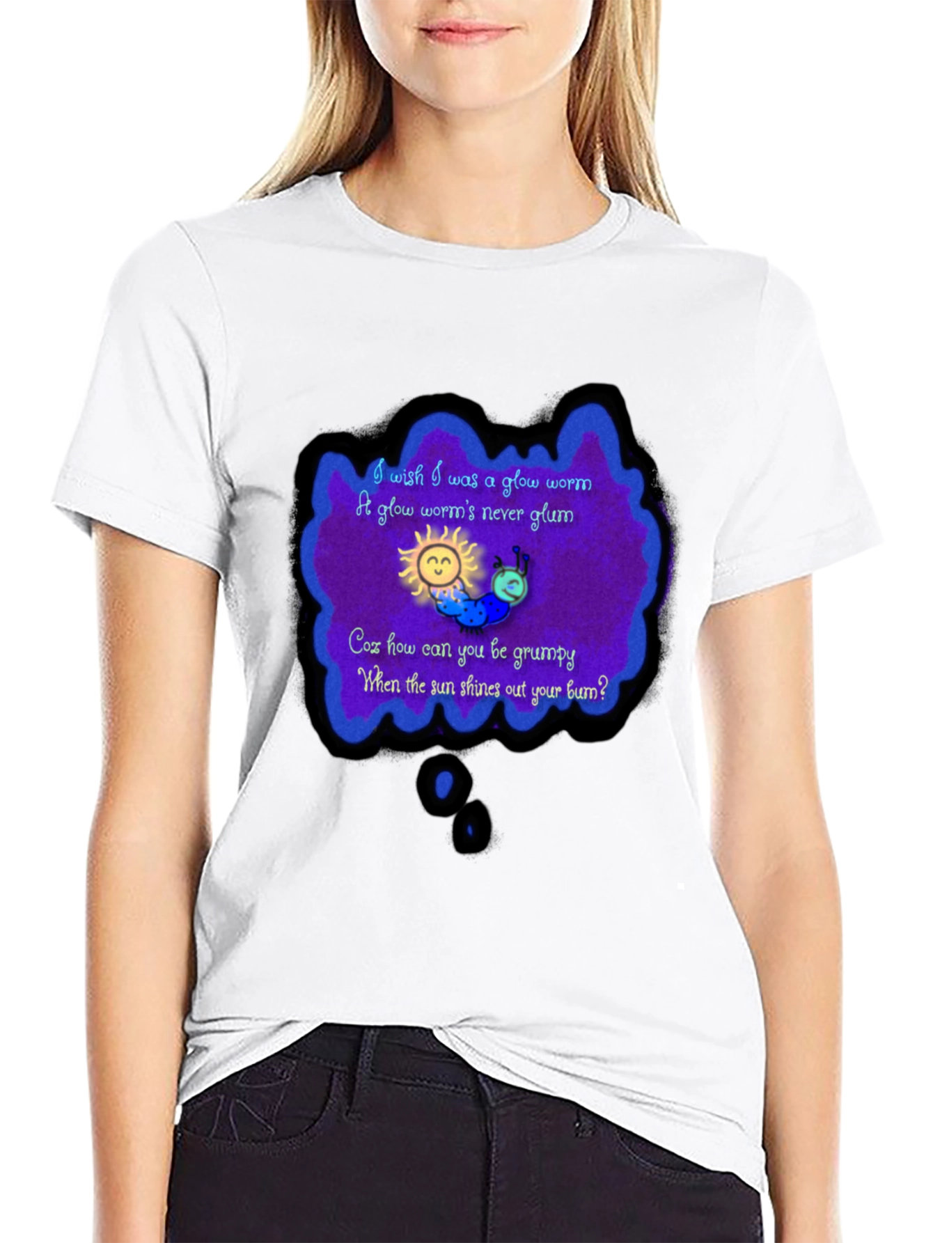 Glow Worm Tee - Shine Your Bum!