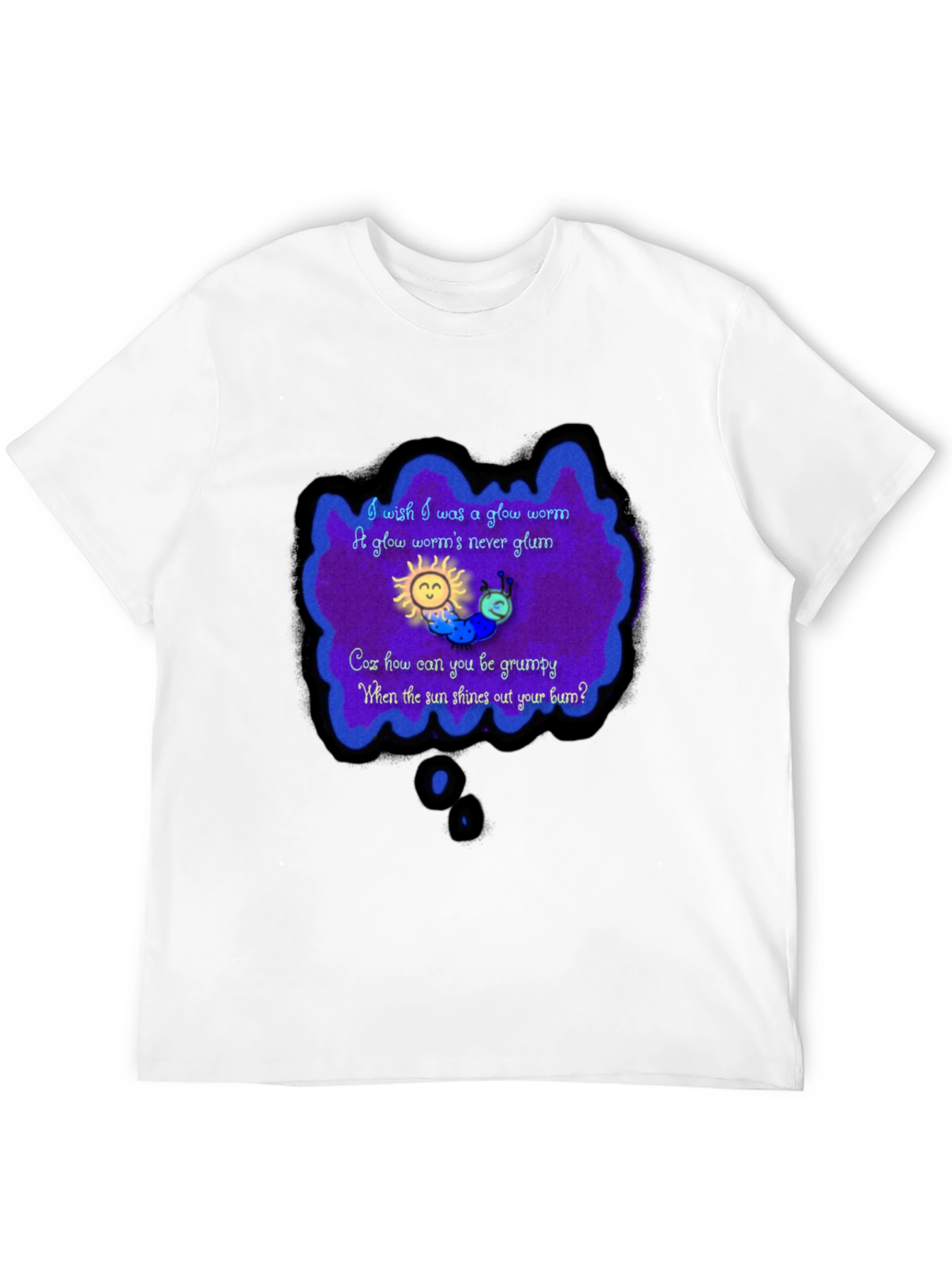 Glow Worm Tee - Shine Your Bum!
