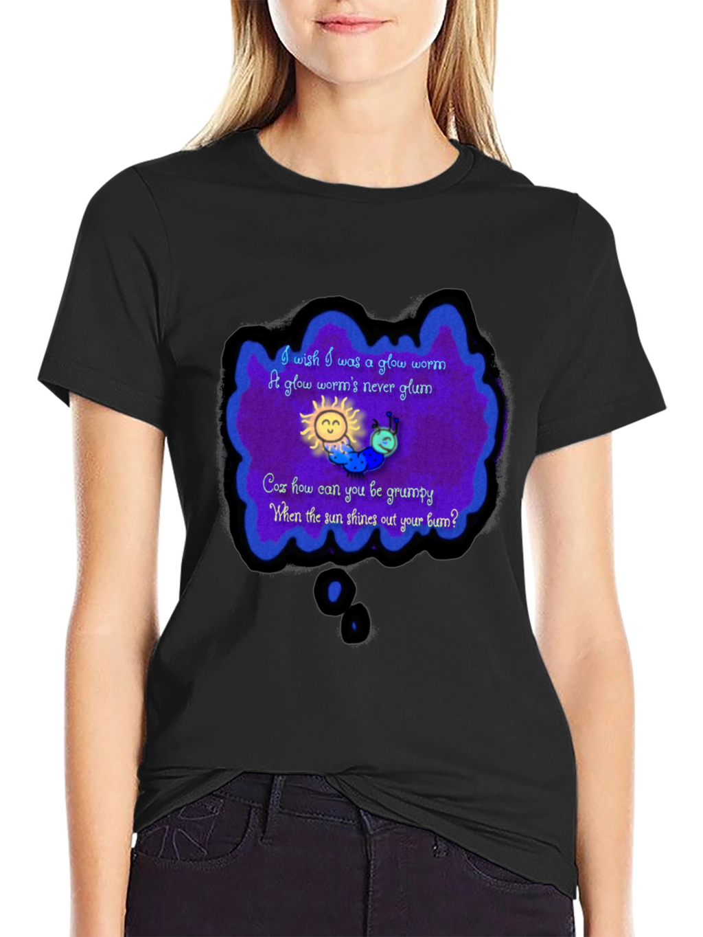 Glow Worm Tee - Shine Your Bum!
