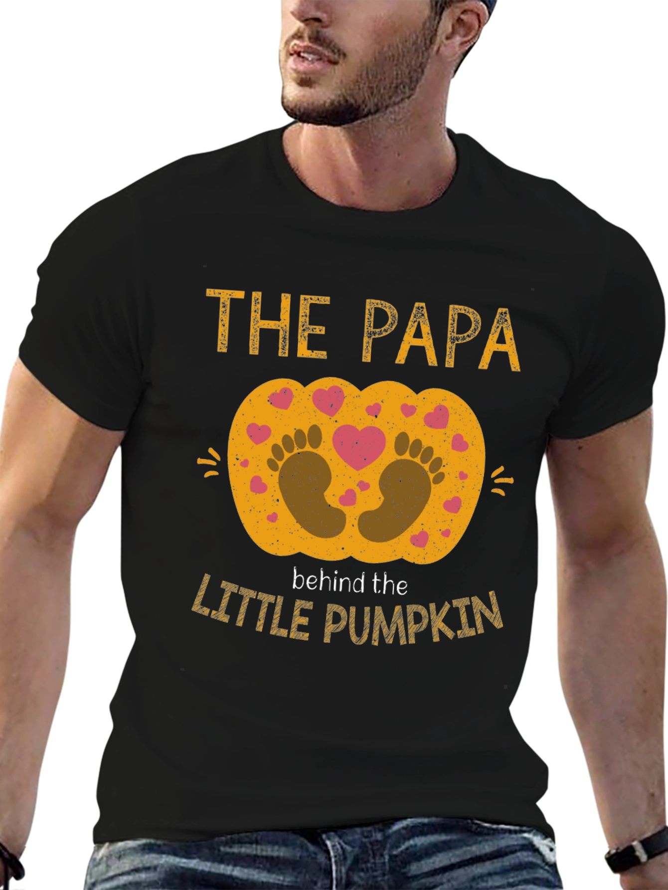 Papa Behind the Little Pumpkin Shirt