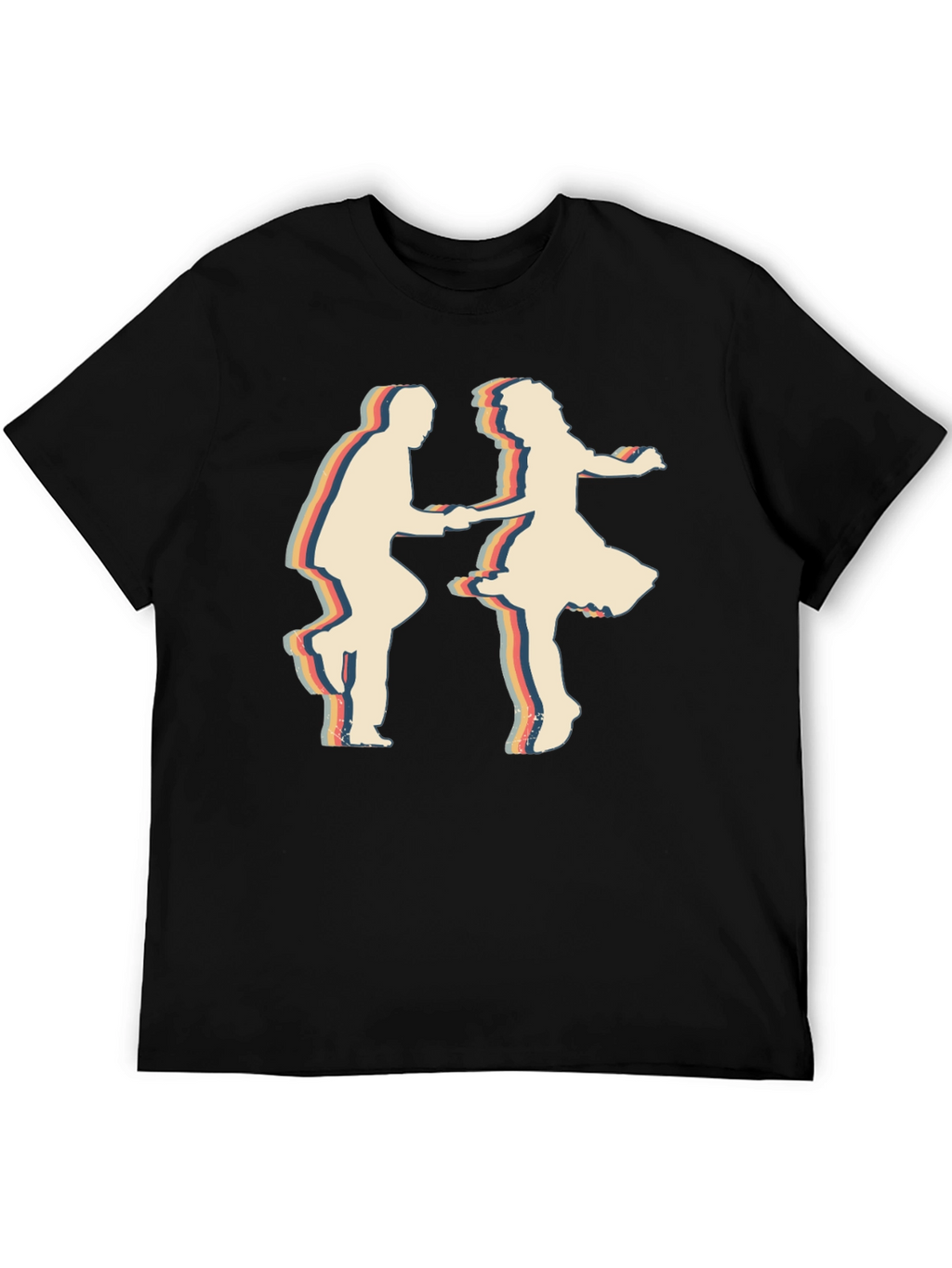 Retro Dance Silhouette Graphic Tee