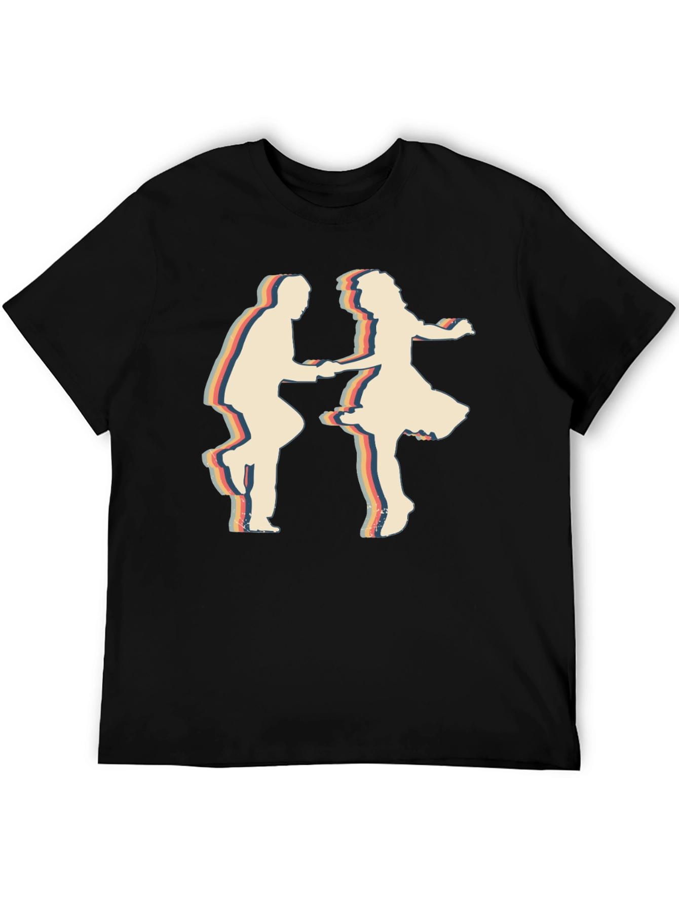 Retro Dance Silhouette Graphic Tee