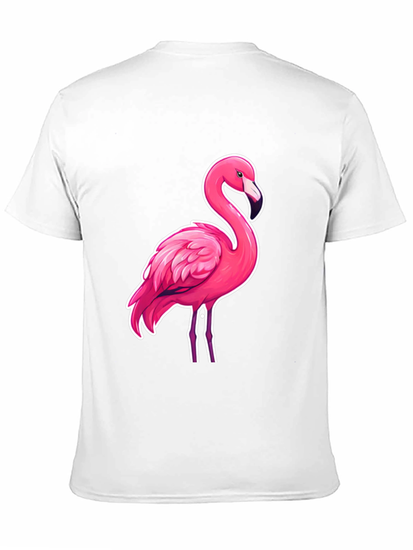 Cool Flamingo Graphic Tee - Stylish Black T-Shirt