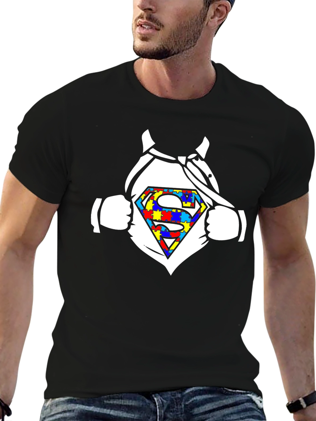 Autism Awareness Superman T-Shirt