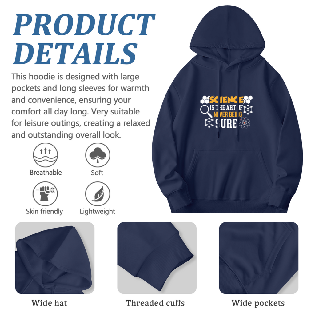Trendy Art Hoodie - Creative Design Pullover Sweatshirt #0508
