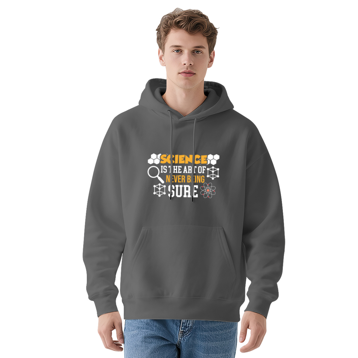 Trendy Art Hoodie - Creative Design Pullover Sweatshirt #0508
