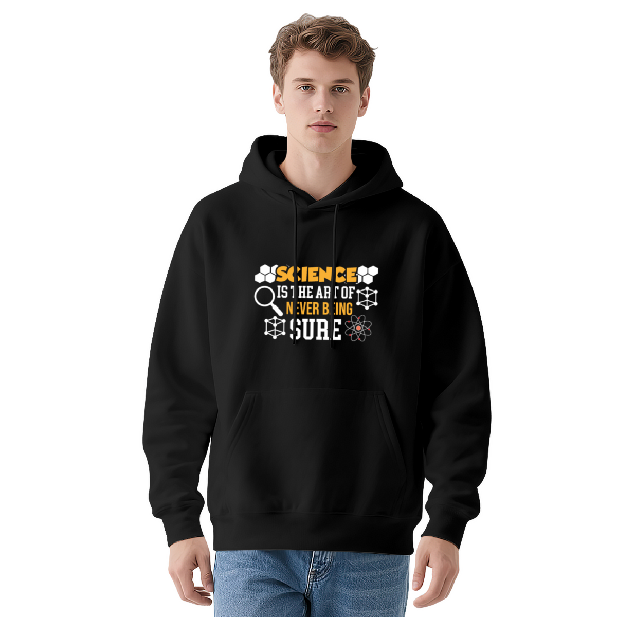 Trendy Art Hoodie - Creative Design Pullover Sweatshirt #0508