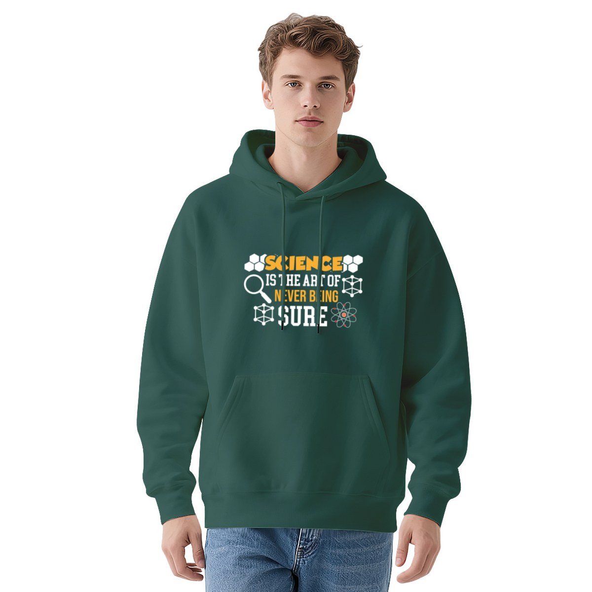Trendy Art Hoodie - Creative Design Pullover Sweatshirt #0508