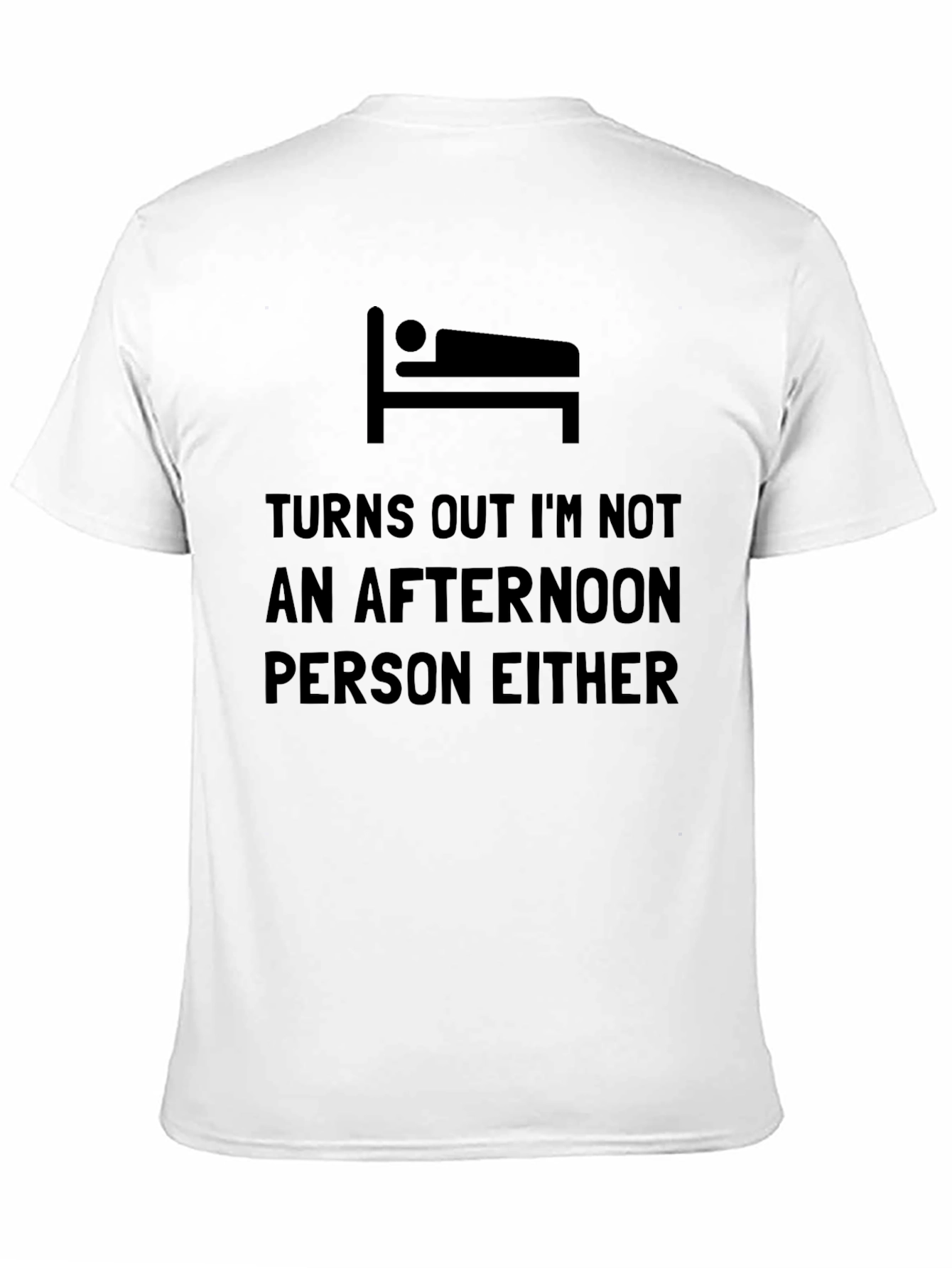 Funny Not an Afternoon Person Graphic Tee