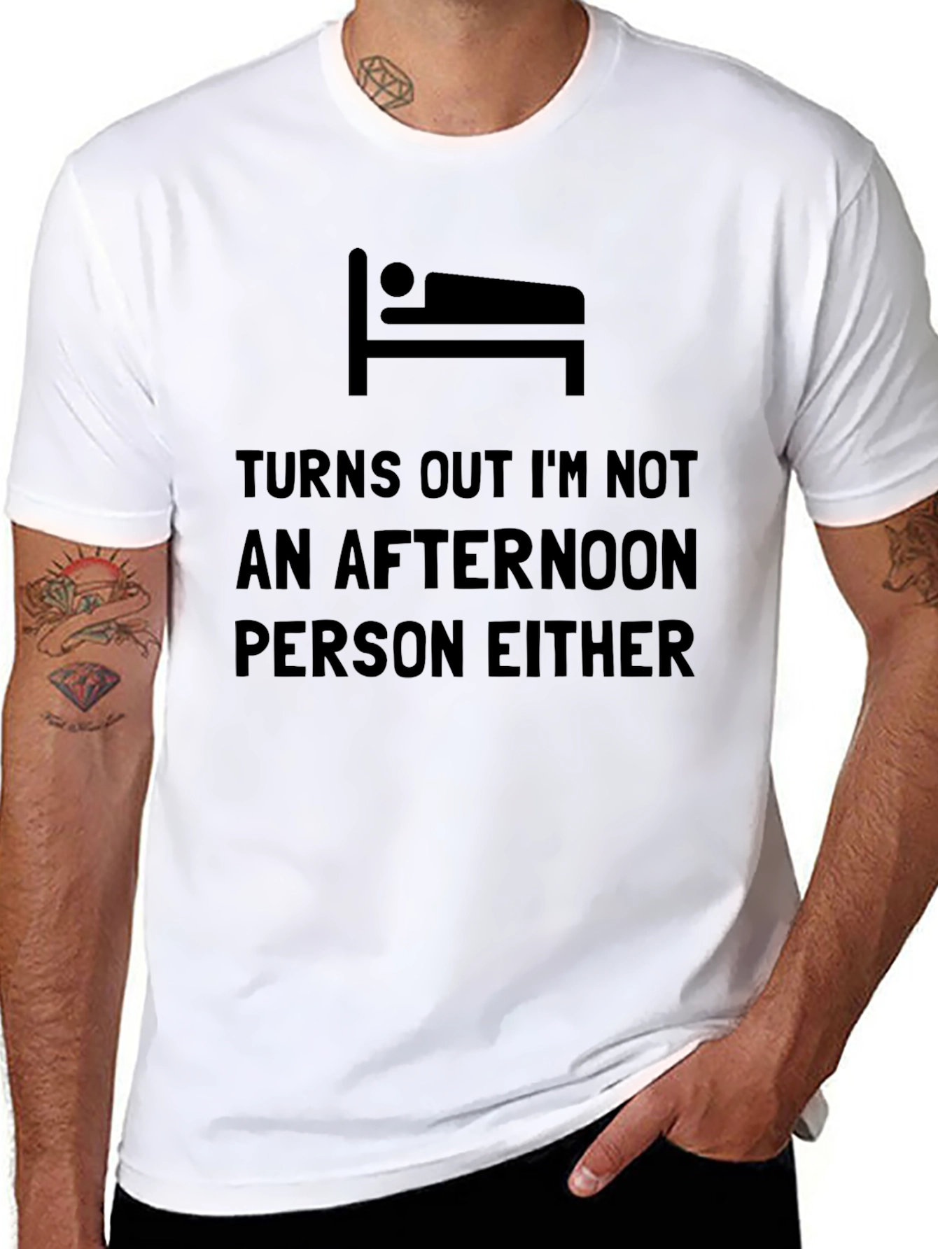 Funny Not an Afternoon Person Graphic Tee