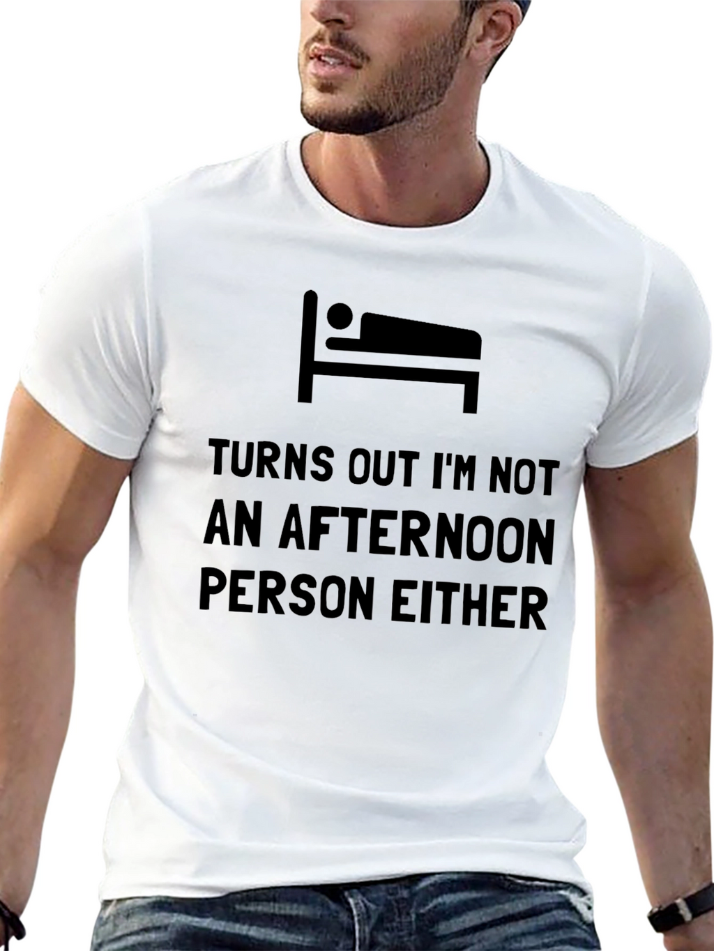 Funny Not an Afternoon Person Graphic Tee