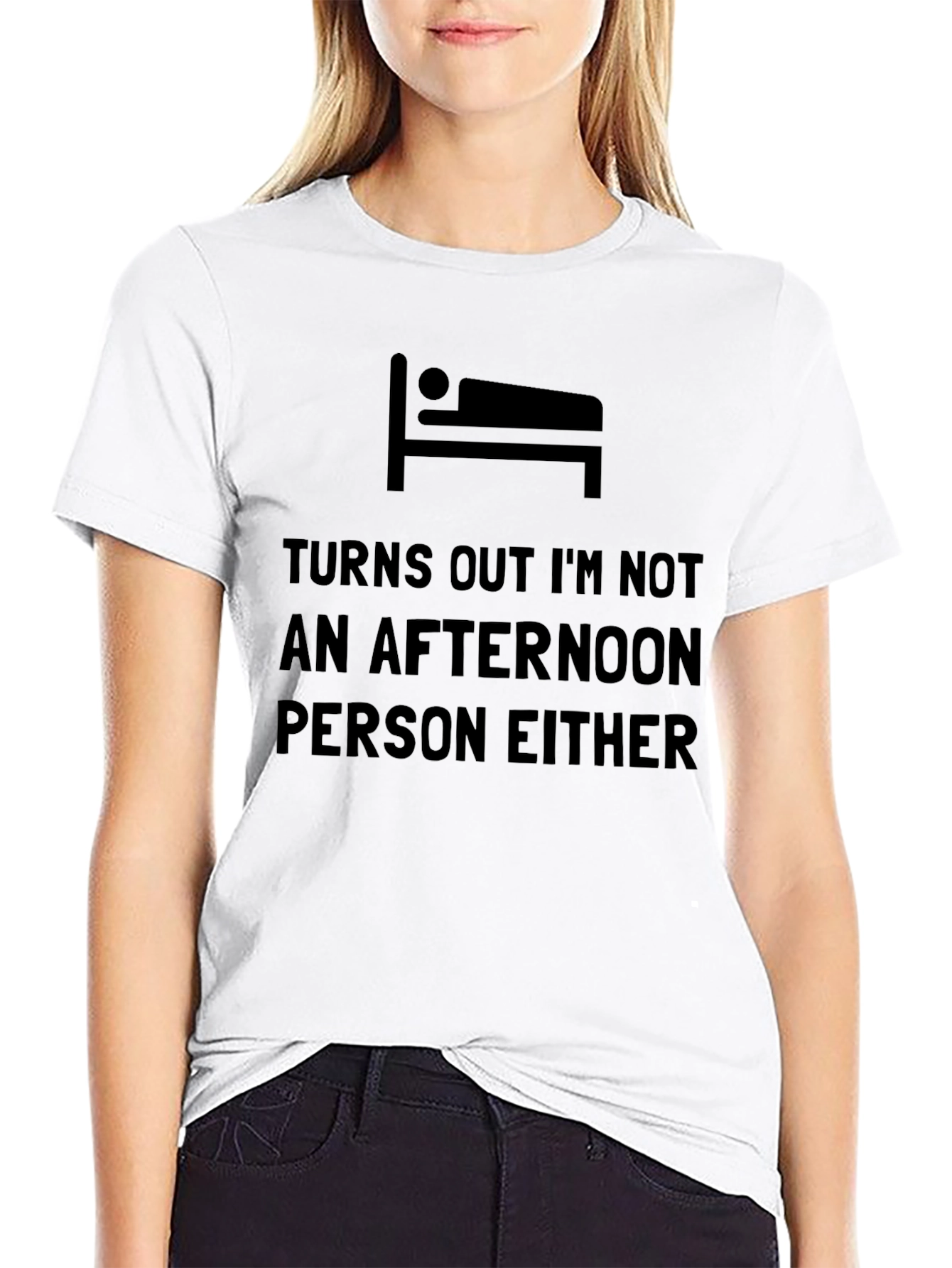 Funny Not an Afternoon Person Graphic Tee