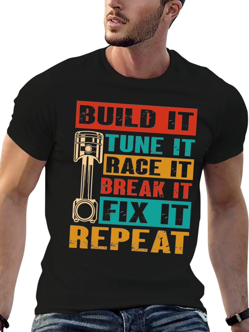Build It Tune It Race It T-Shirt