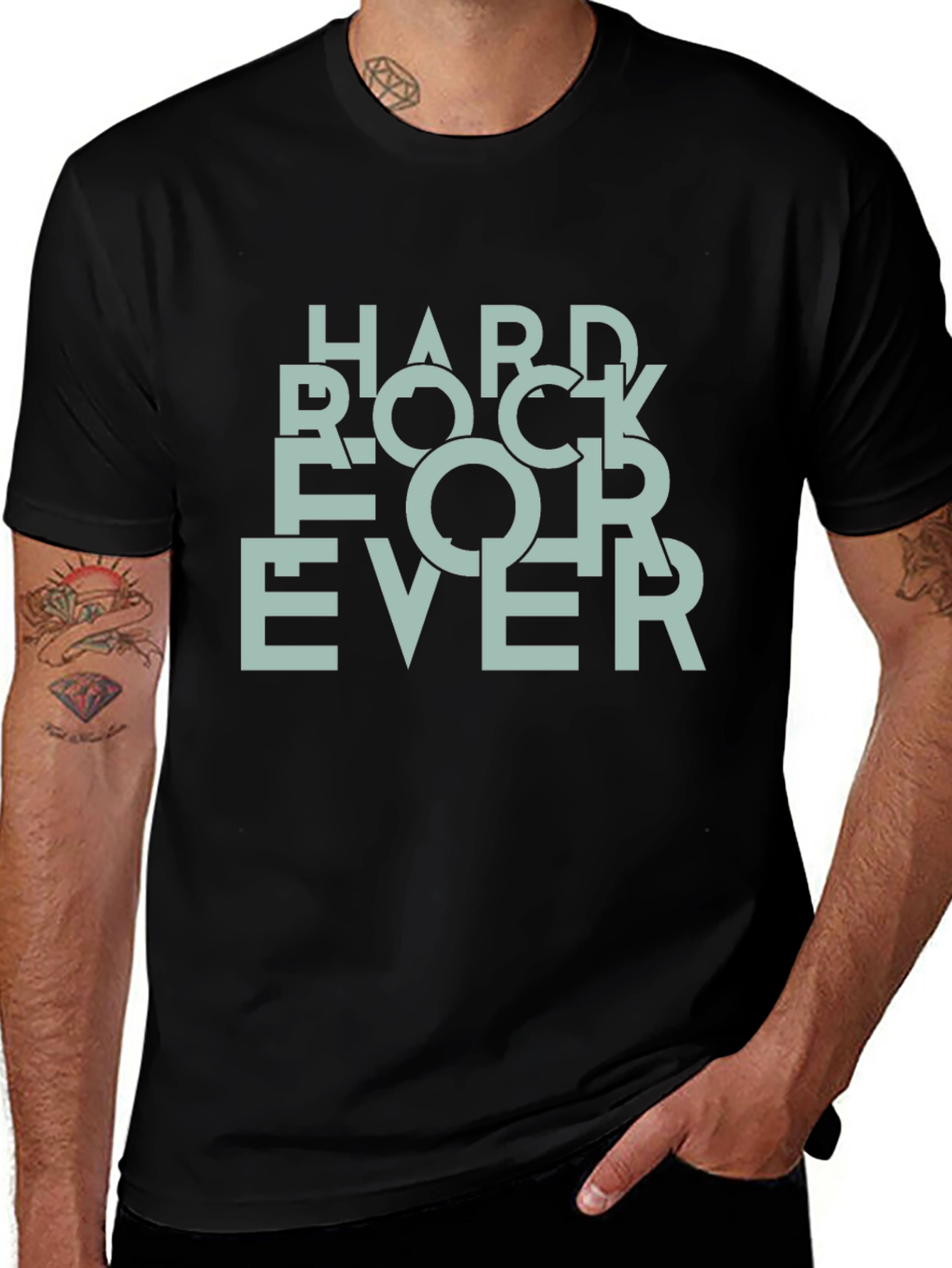 Hard Rock Forever Graphic Tee - Black Casual T-Shirt