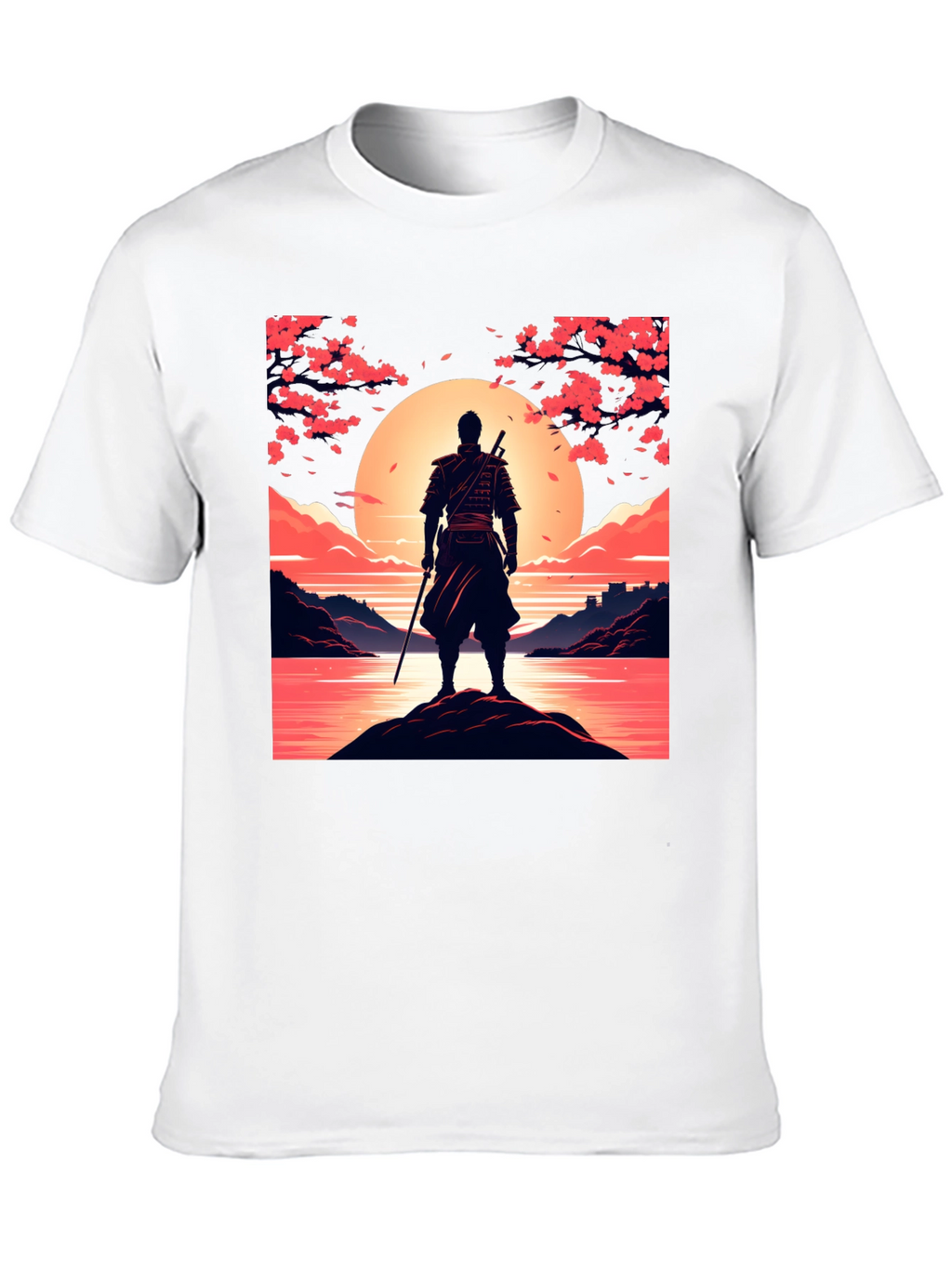 Samurai Sunset Graphic Tee