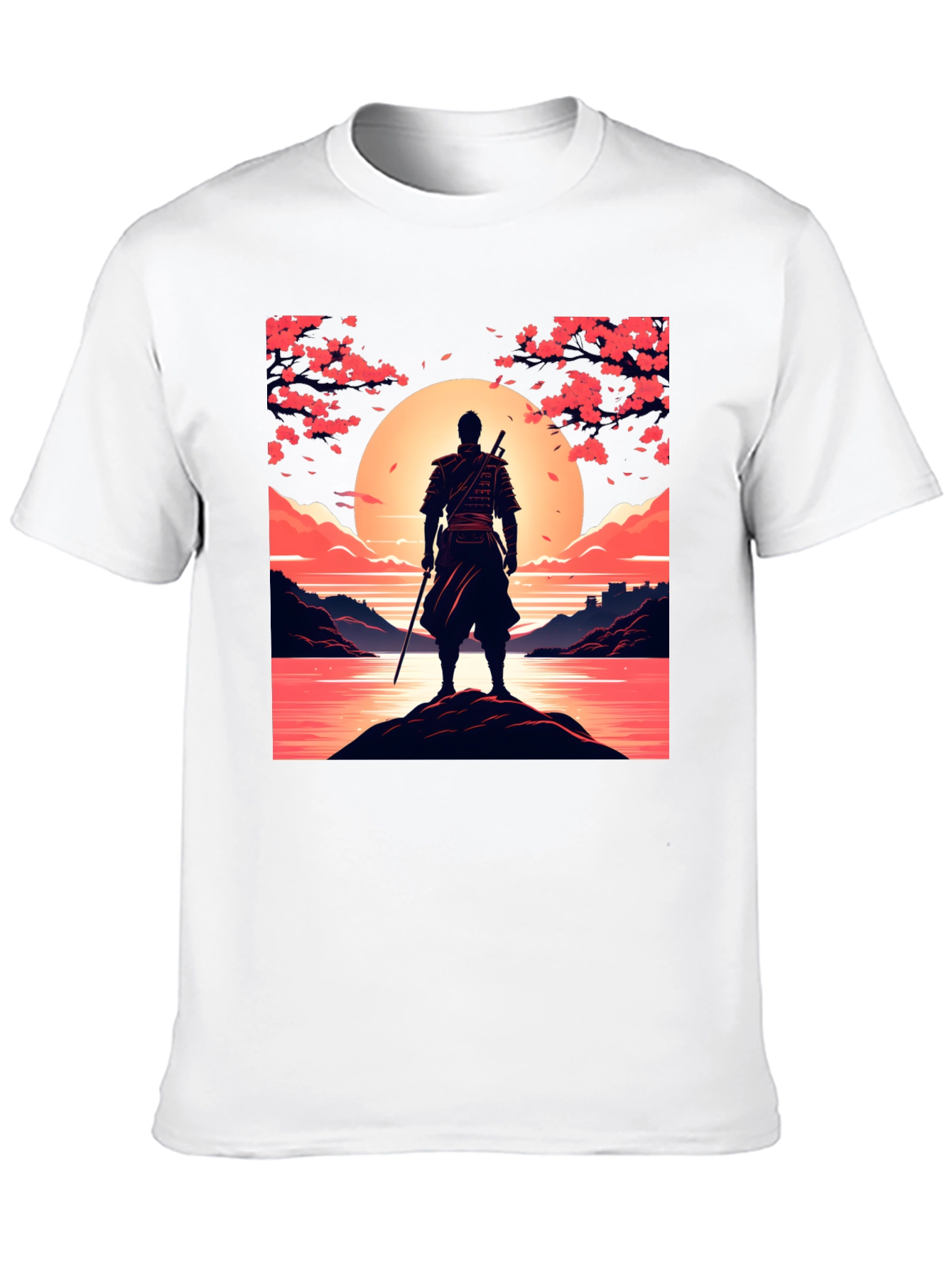 Samurai Sunset Graphic Tee