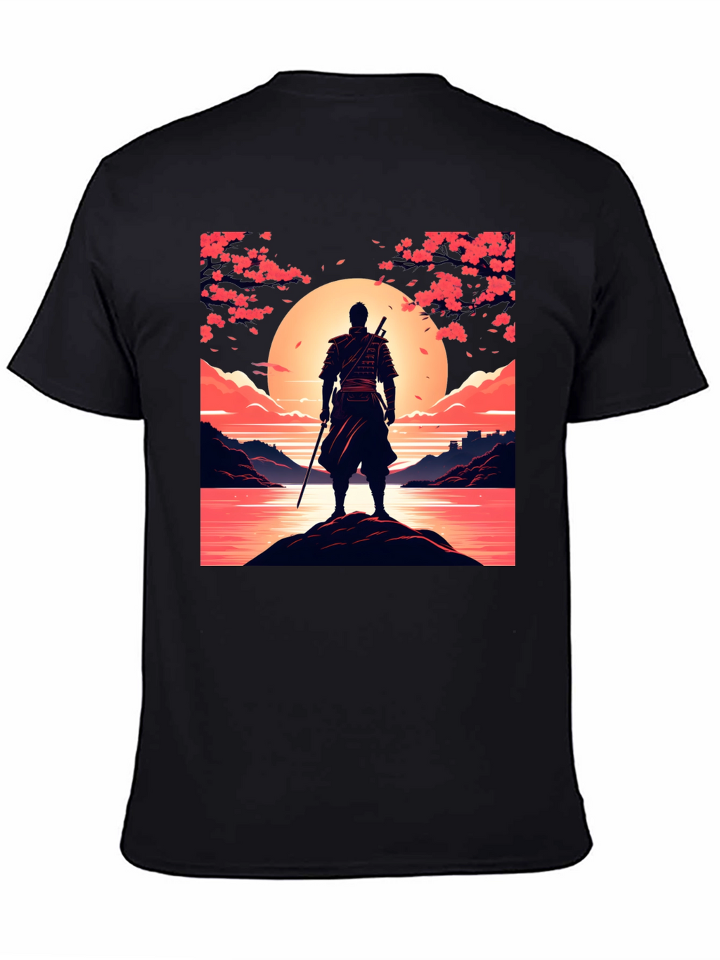 Samurai Sunset Graphic Tee