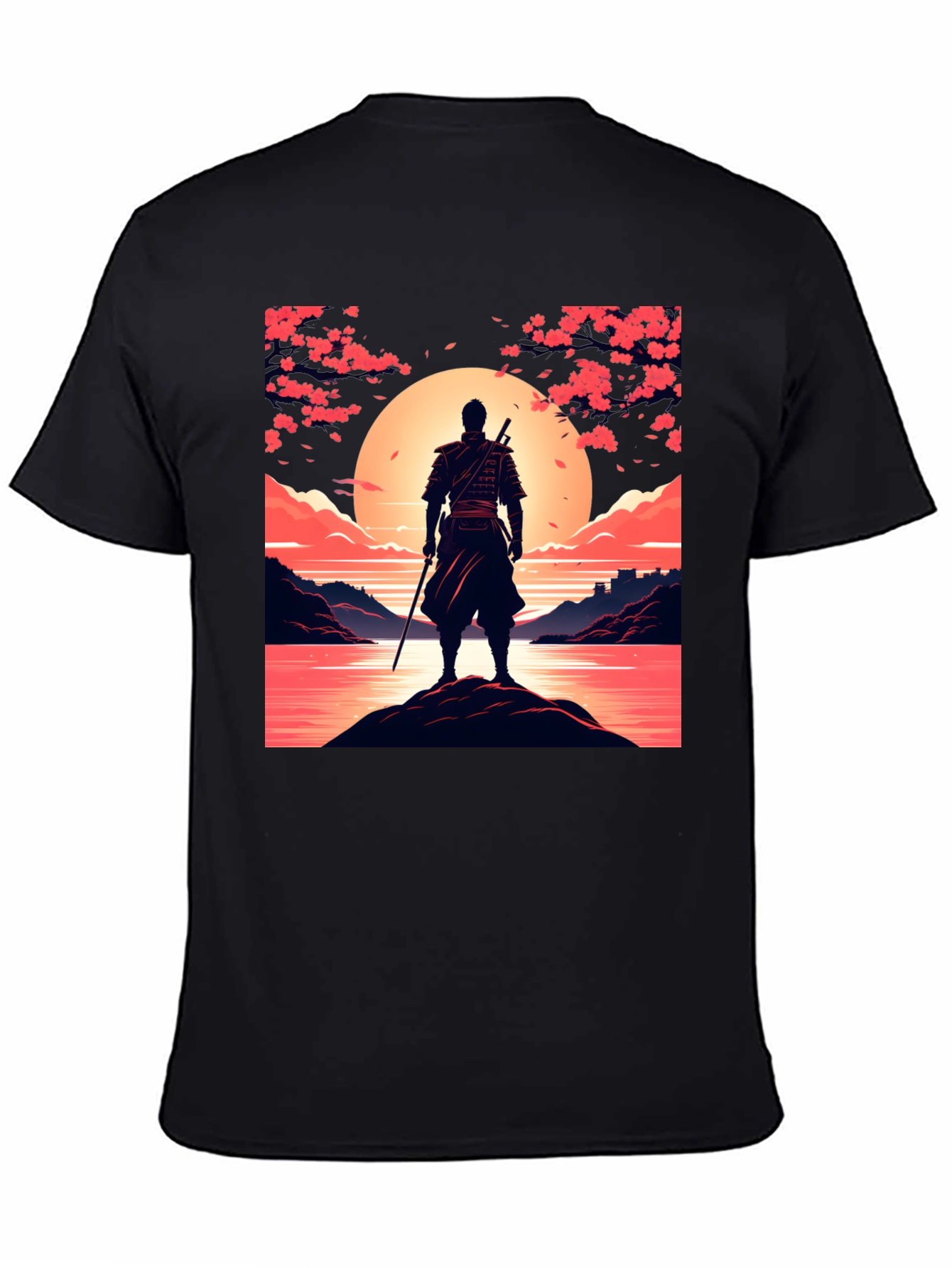 Samurai Sunset Graphic Tee