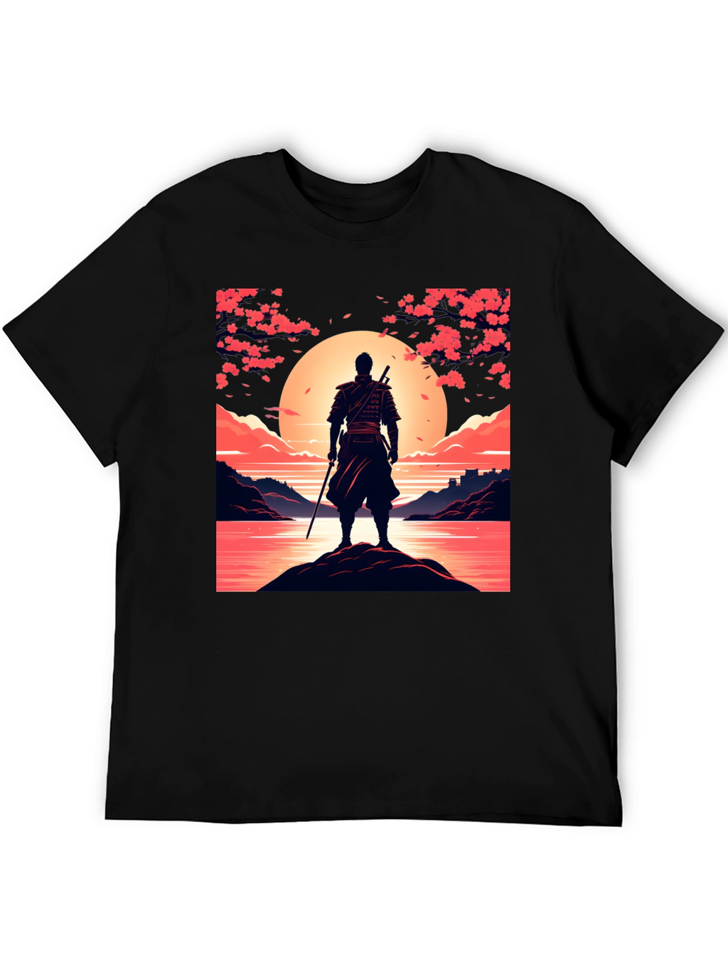 Samurai Sunset Graphic Tee