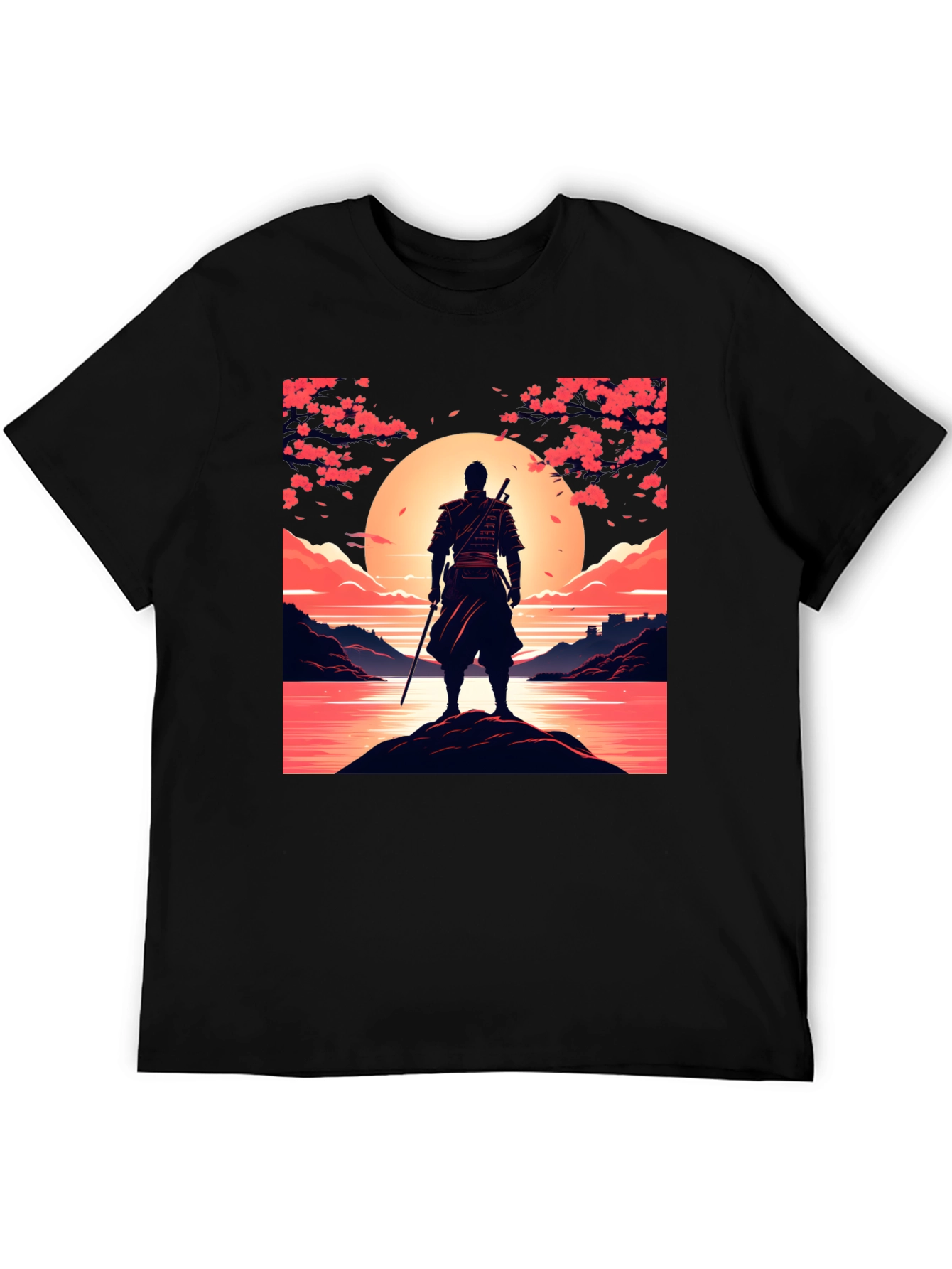 Samurai Sunset Graphic Tee