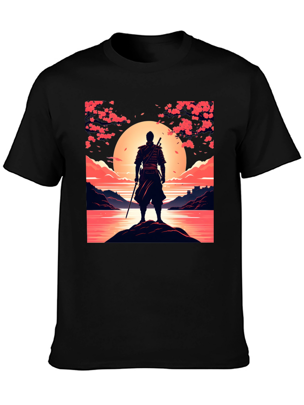 Samurai Sunset Graphic Tee