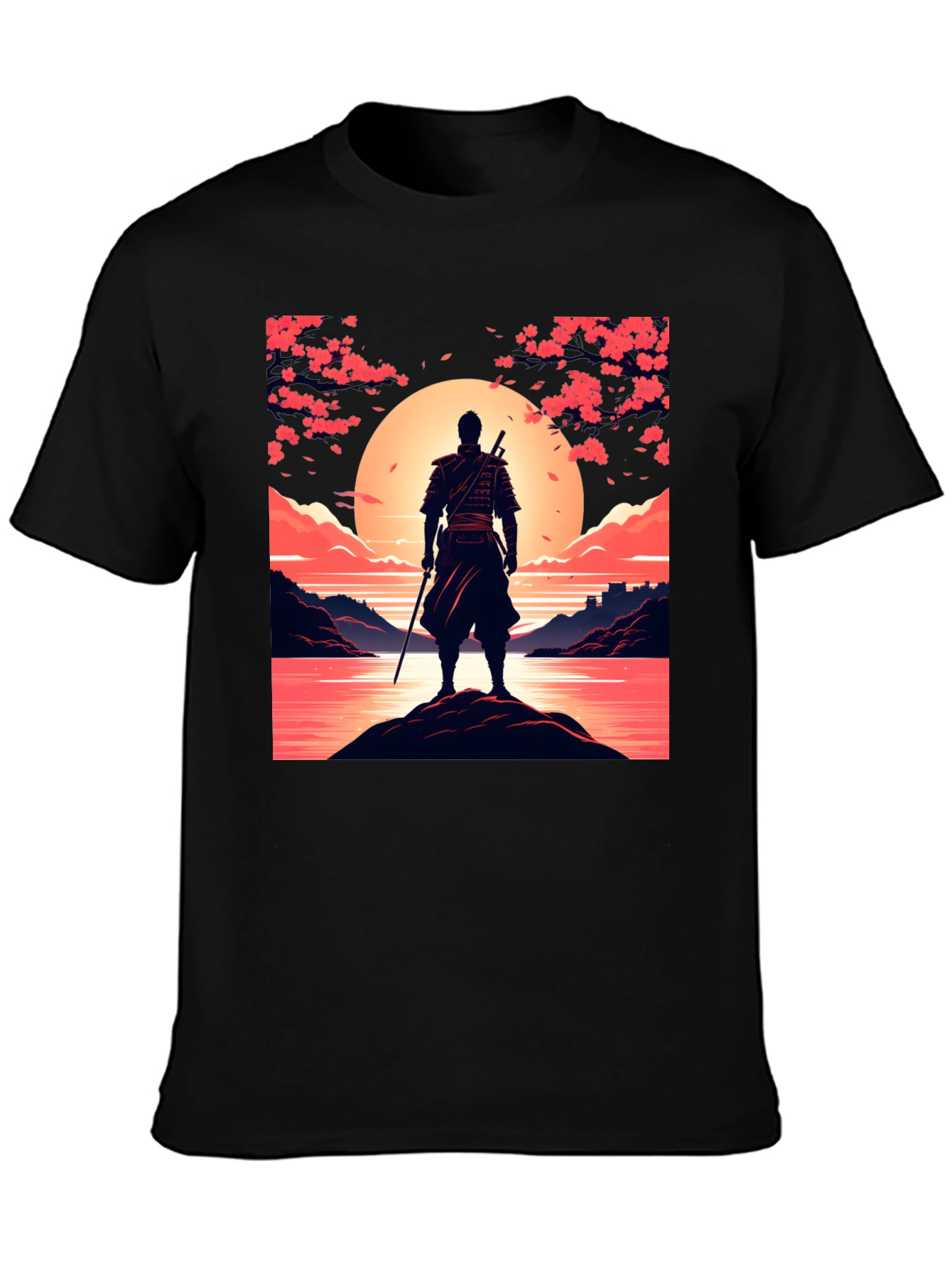Samurai Sunset Graphic Tee