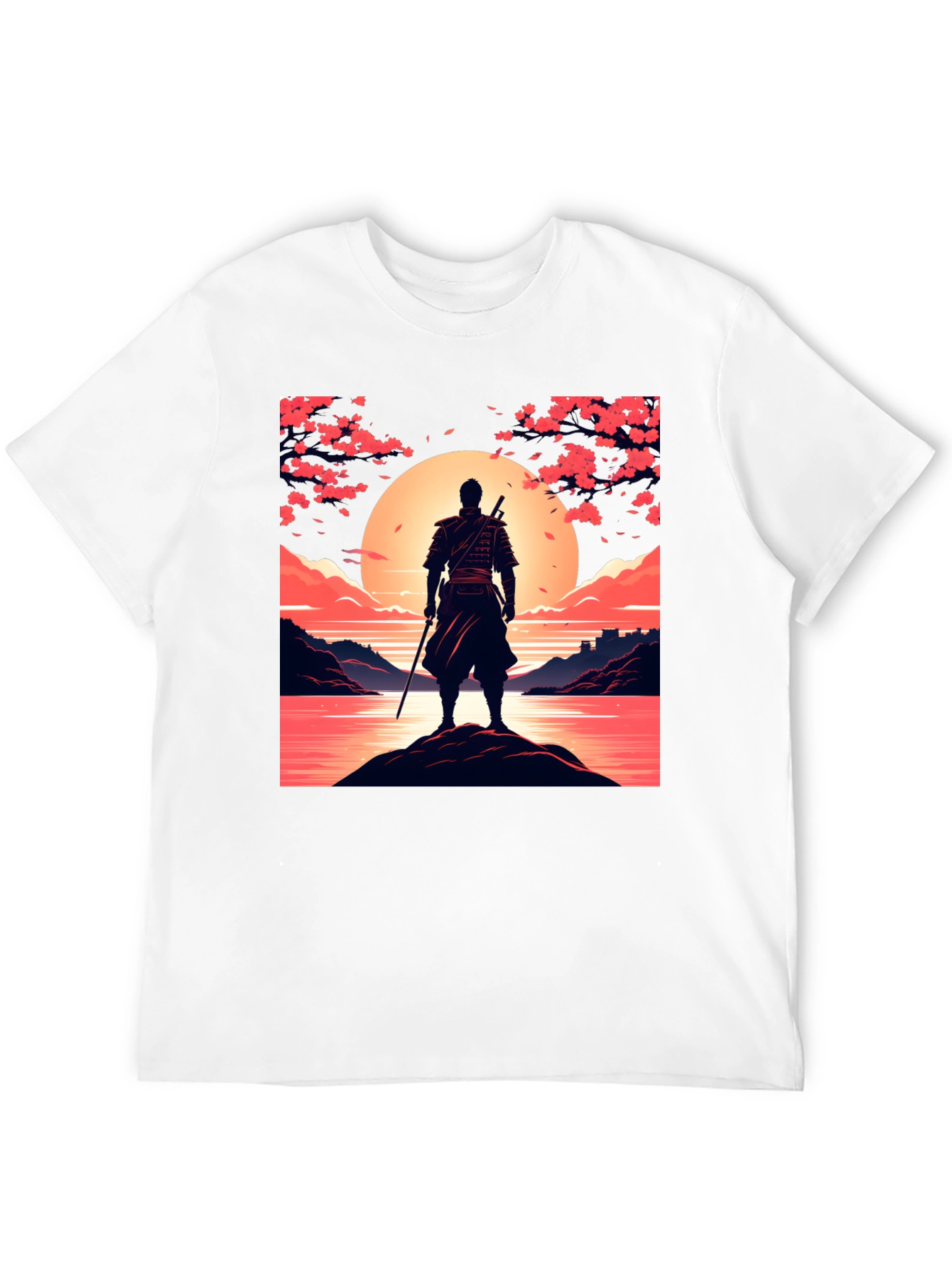 Samurai Sunset Graphic Tee