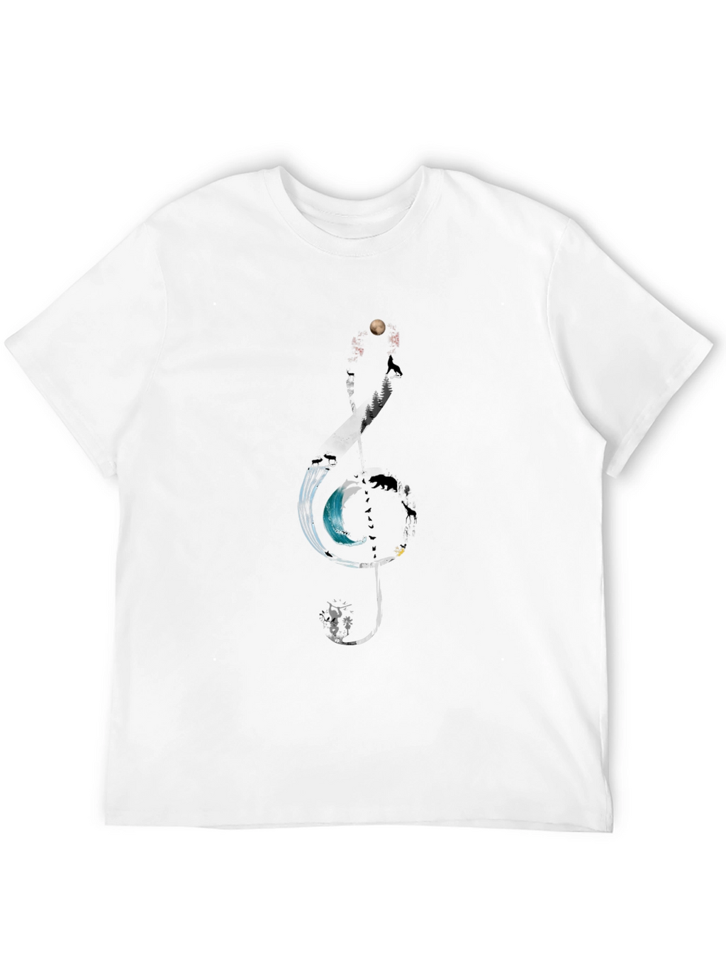 Nature Treble Clef Graphic Tee