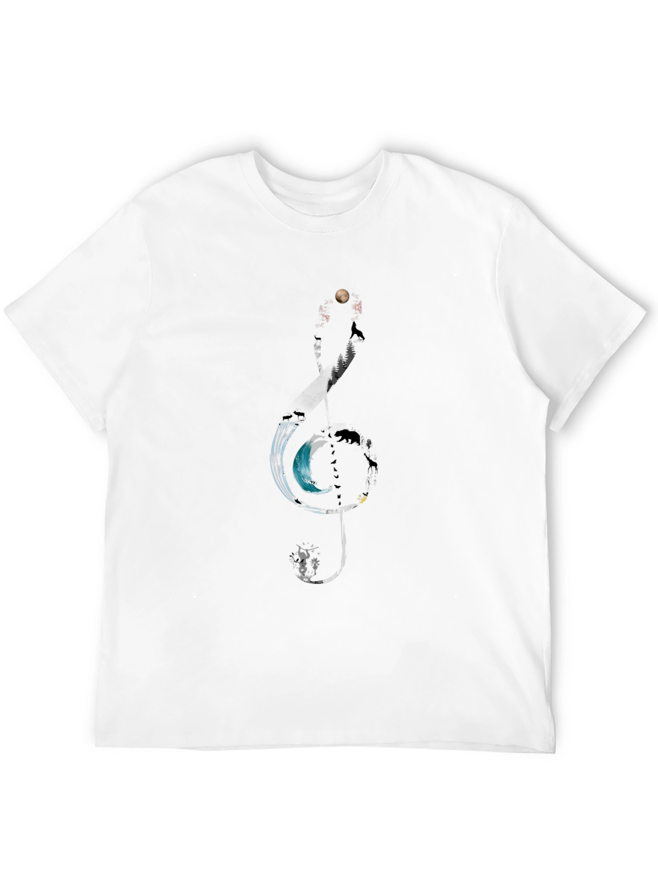 Nature Treble Clef Graphic Tee