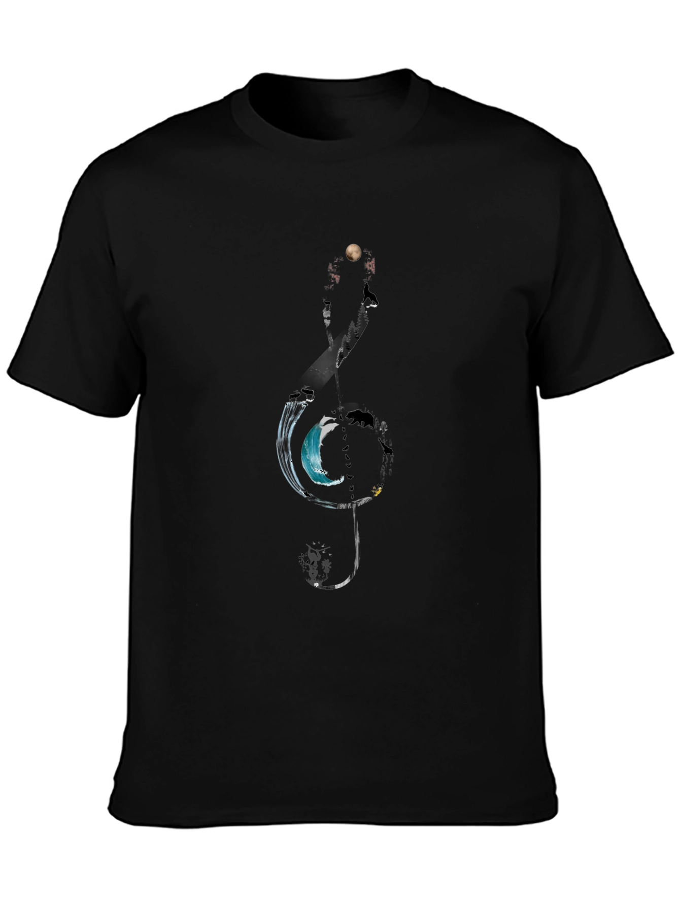 Nature Treble Clef Graphic Tee